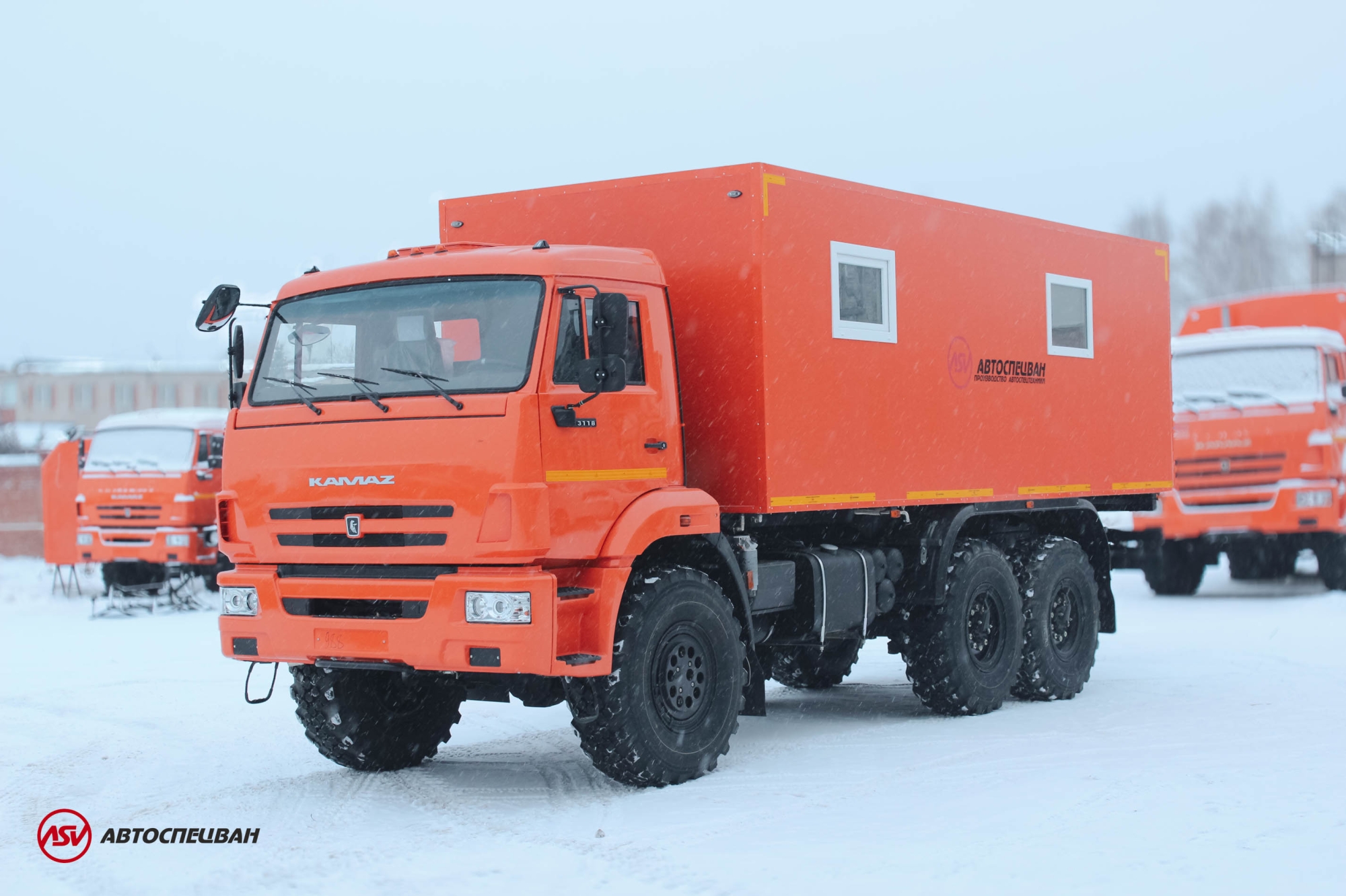 Передвижная мастерская ПАРМ КамАЗ 43118-3027-50 (7 мест) 2