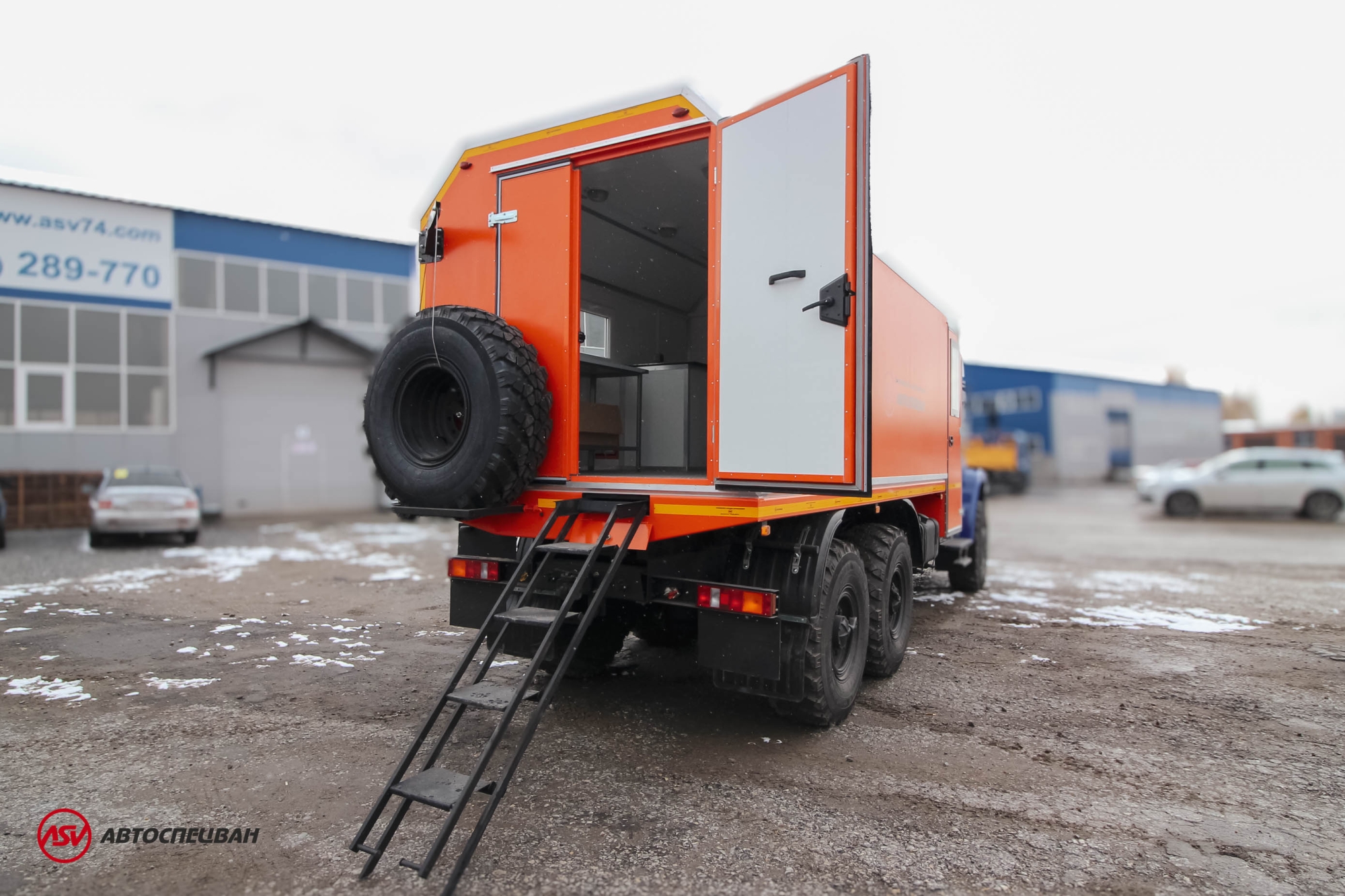 Передвижная мастерская ПАРМ АСВ 7722G4 Урал-NEXT4320-6952-72(Е5)Г38 с отсеком для перевозки людей 5