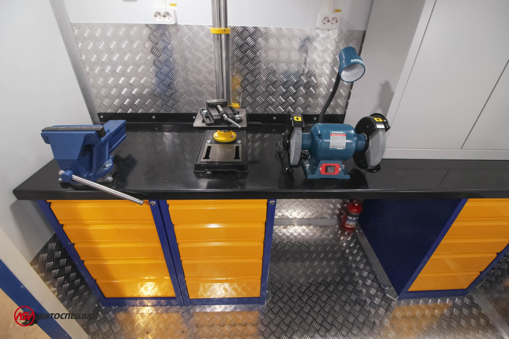 Передвижная мастерская ПАРМ АСВ 7721P4 КАМАЗ 43118-3086-50 с КМУ ИМ-150 11