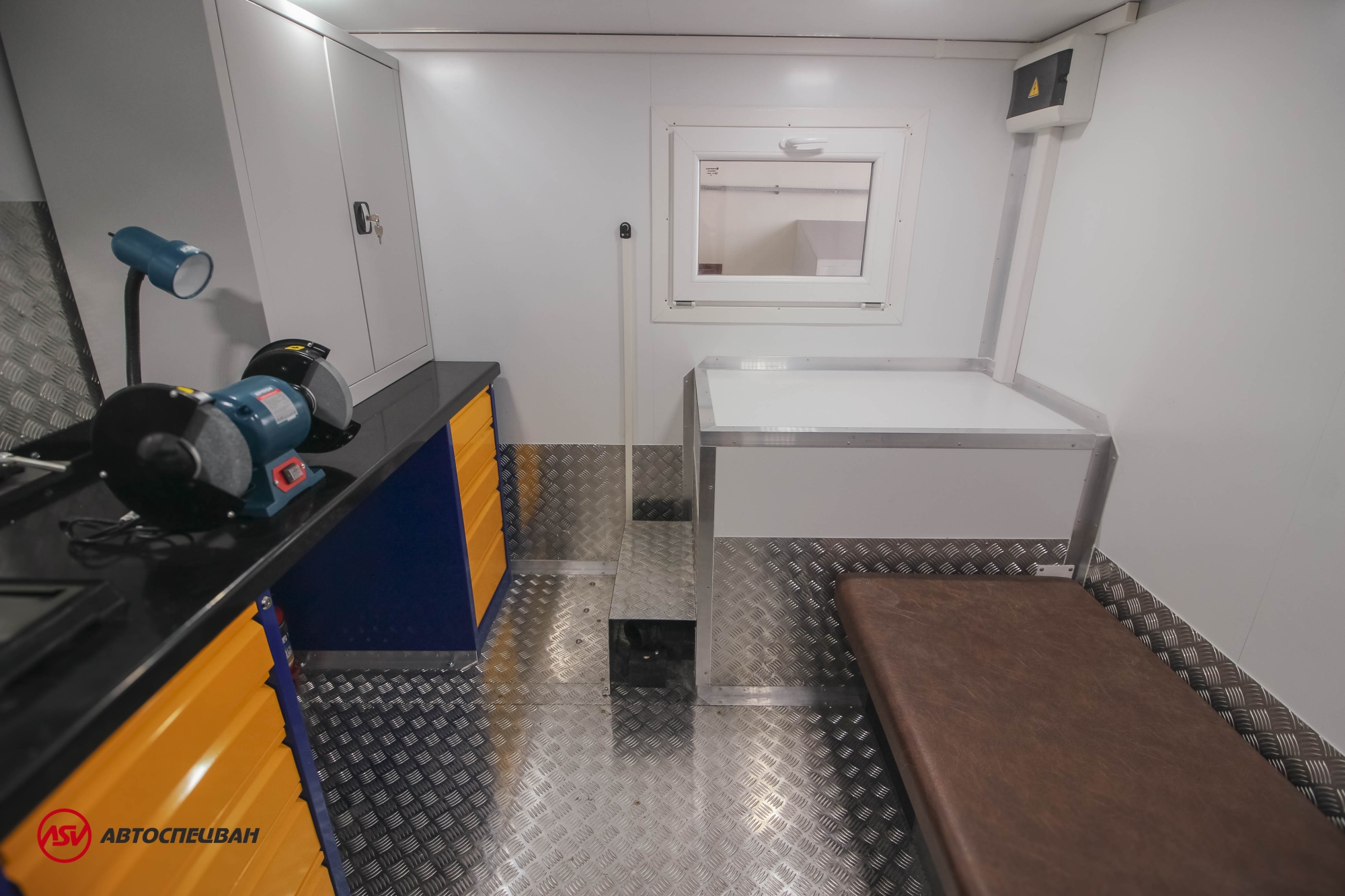 Передвижная мастерская ПАРМ АСВ 7721P4 КАМАЗ 43118-3086-50 с КМУ ИМ-150 14