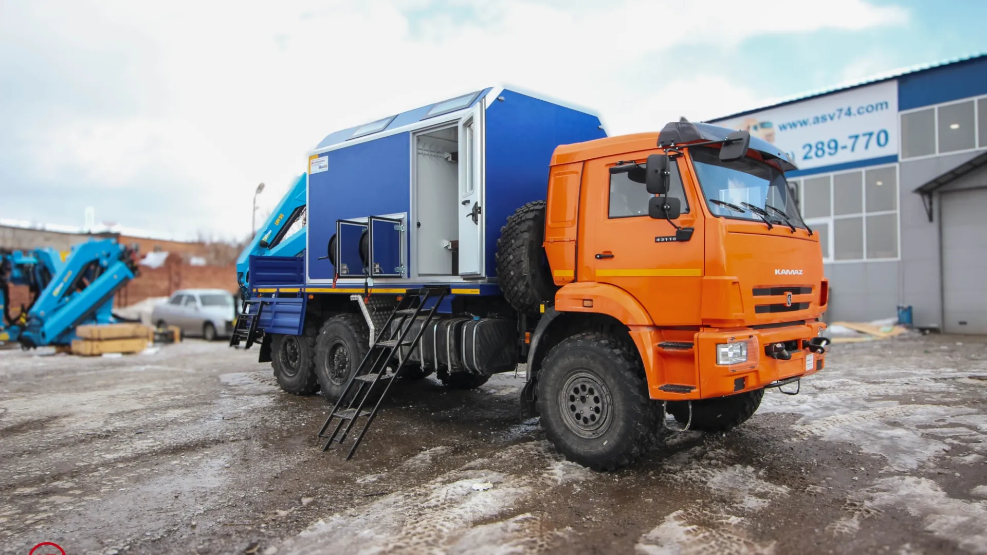 Передвижная мастерская ПАРМ КАМАЗ 43118-3086-50 с КМУ ИМ-95 0