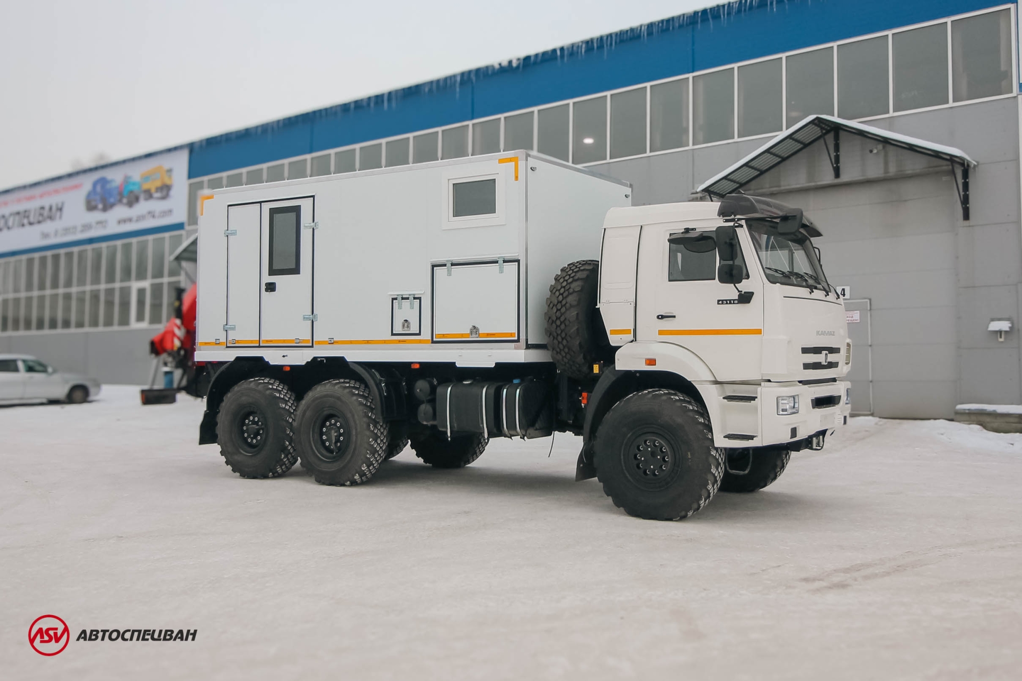 ПАРМ с КМУ Fassi F85.0.22 КамАЗ 43118-50 0