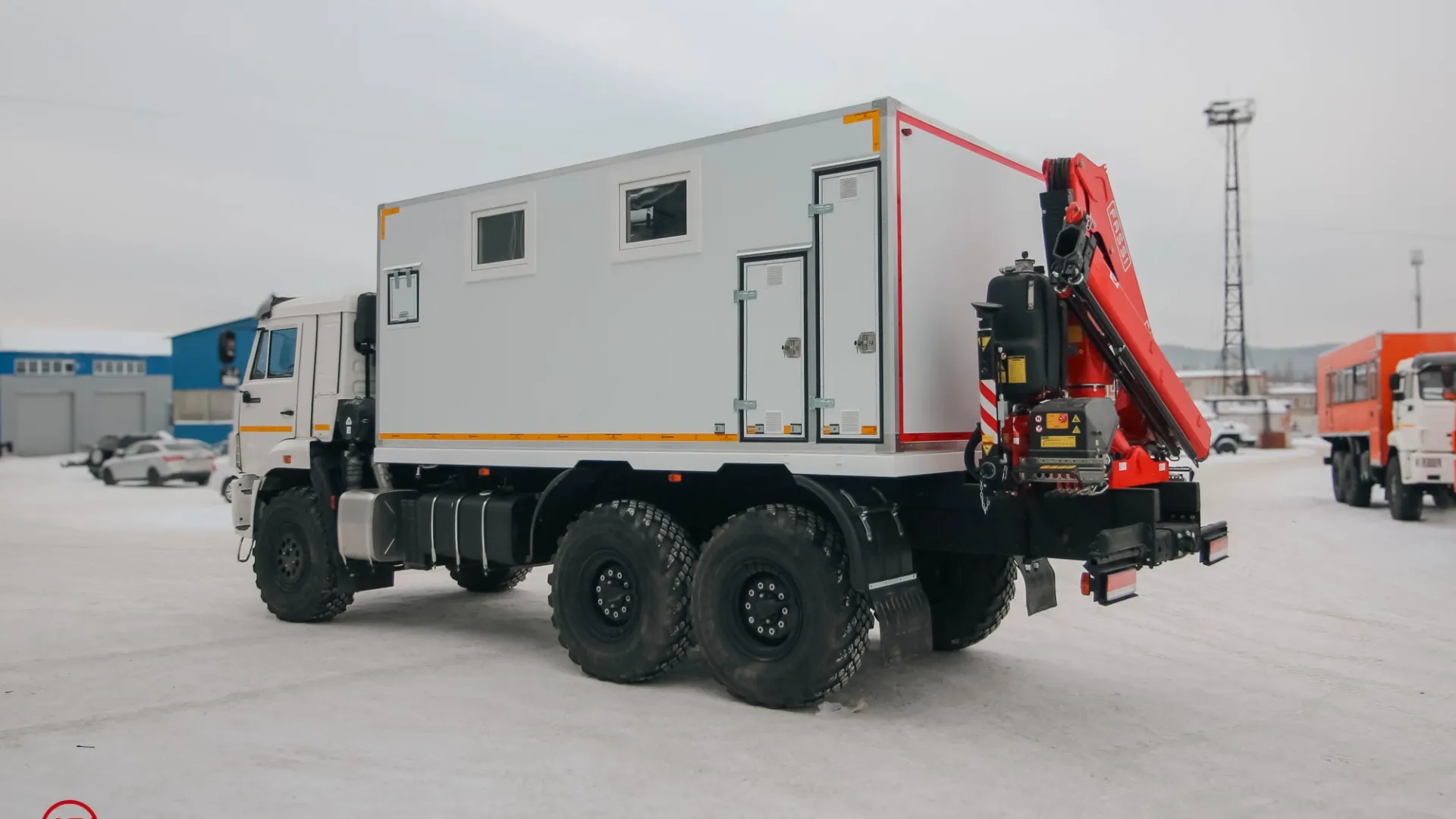 ПАРМ с КМУ Fassi F85.0.22 КамАЗ 43118-50 2