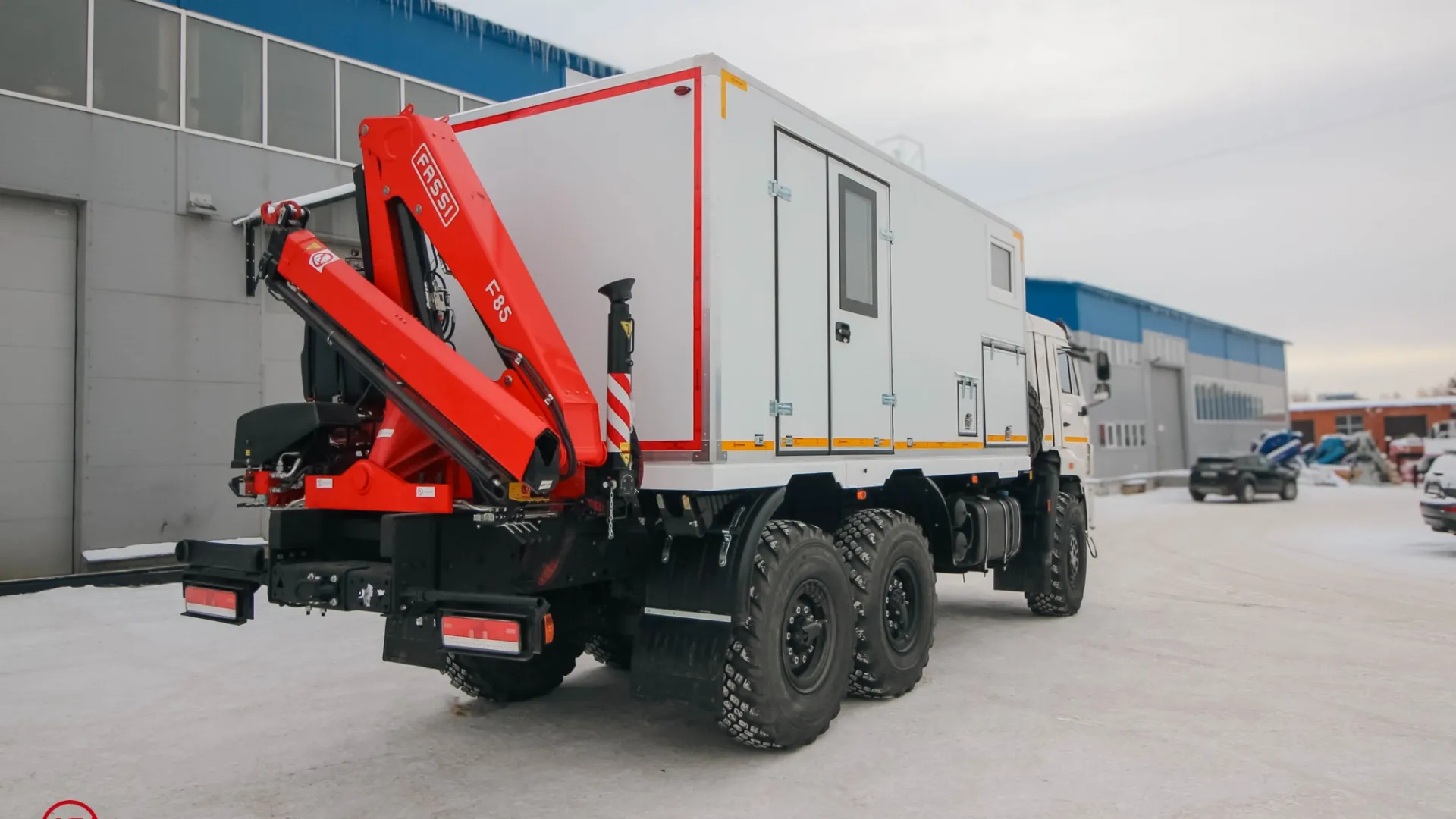 ПАРМ с КМУ Fassi F85.0.22 КамАЗ 43118-50 1
