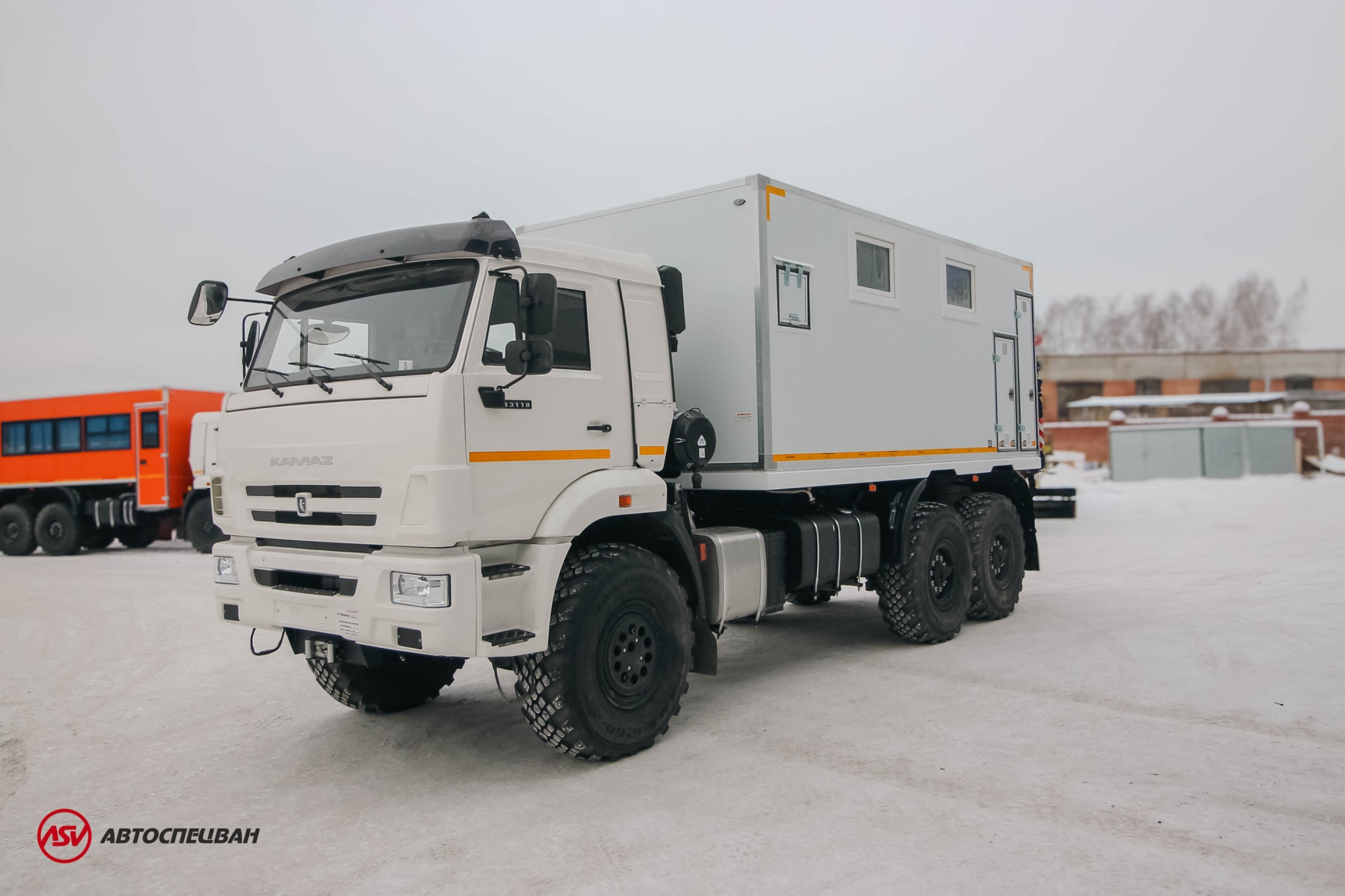 ПАРМ с КМУ Fassi F85.0.22 КамАЗ 43118-50 3