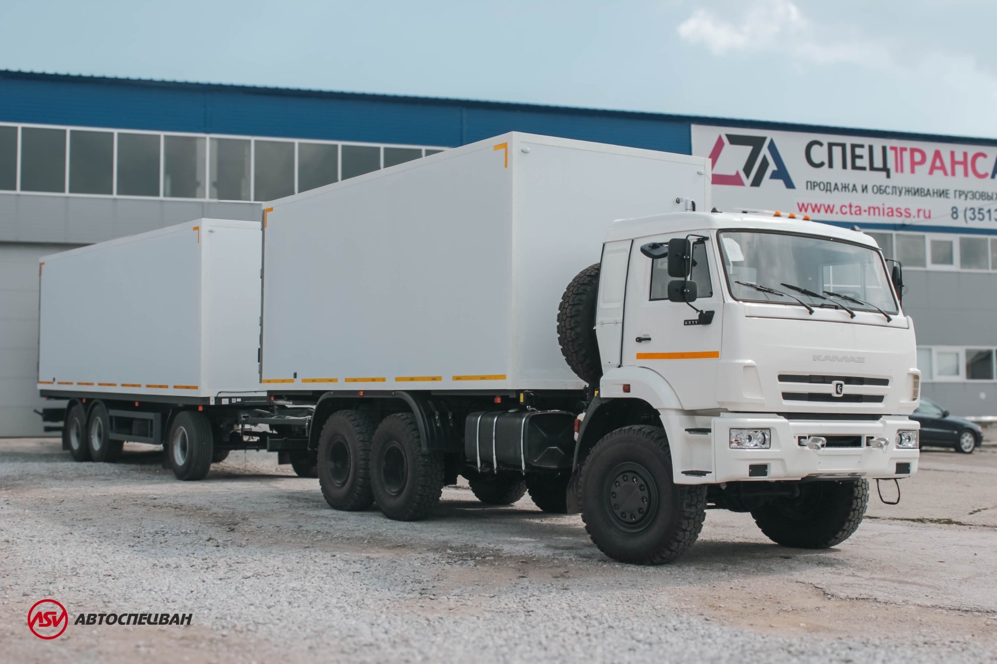 Изотермический фургон КамАЗ 65111 (автопоезд) 2