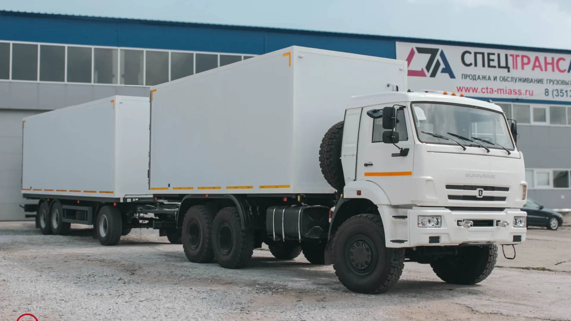 Изотермический фургон КамАЗ 65111 (автопоезд) 2