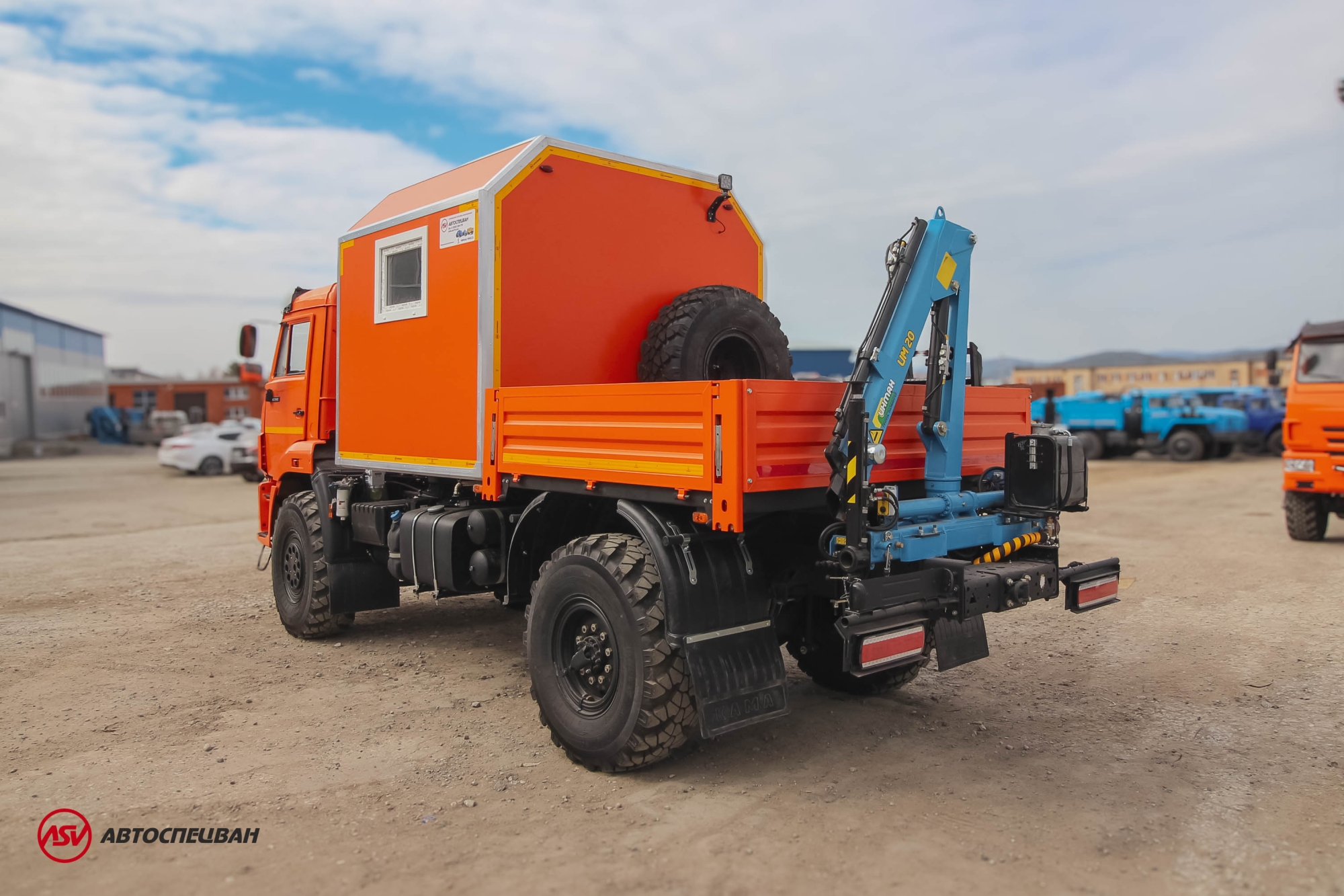 ГПА КамАЗ 43502-3036-66 с КМУ ИМ-20 3