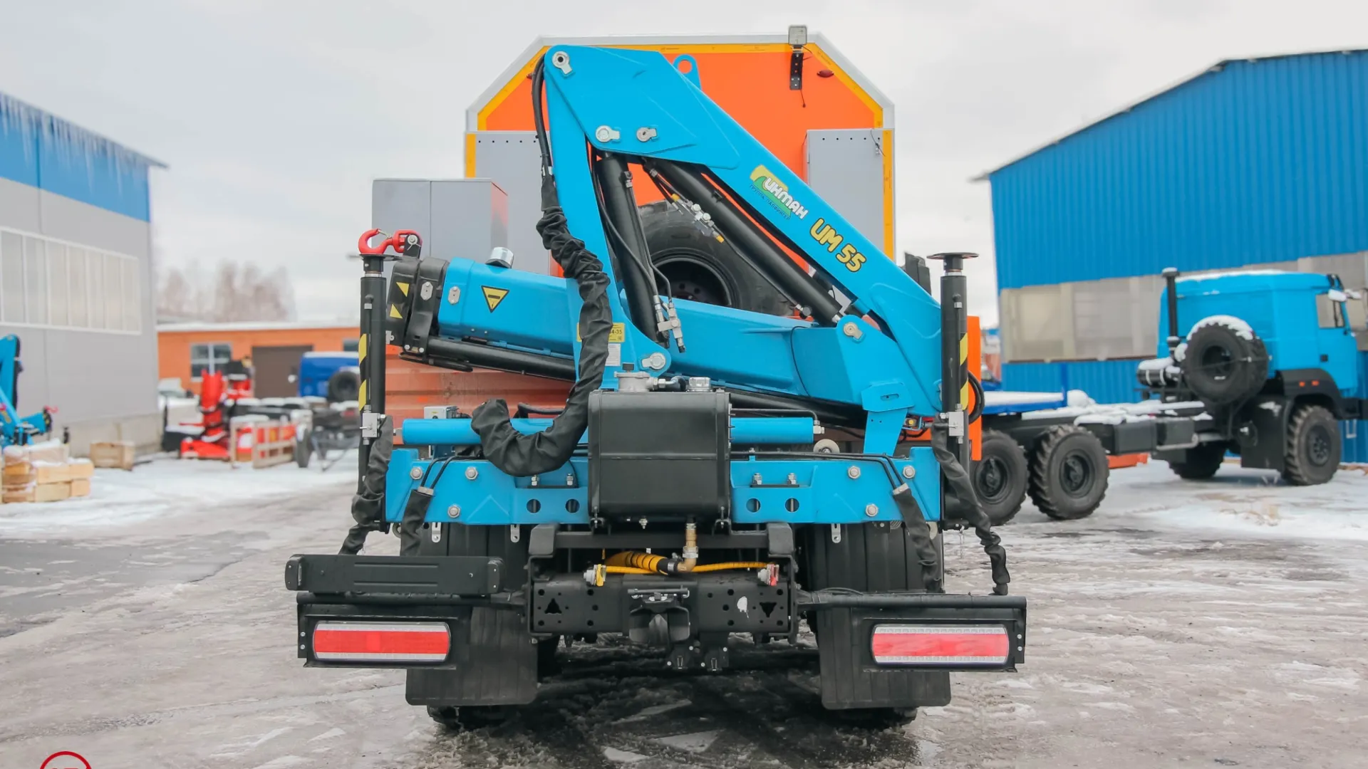 Передвижная мастерская ПАРМ КАМАЗ 43118-3027-50 с КМУ ИМ-55 4
