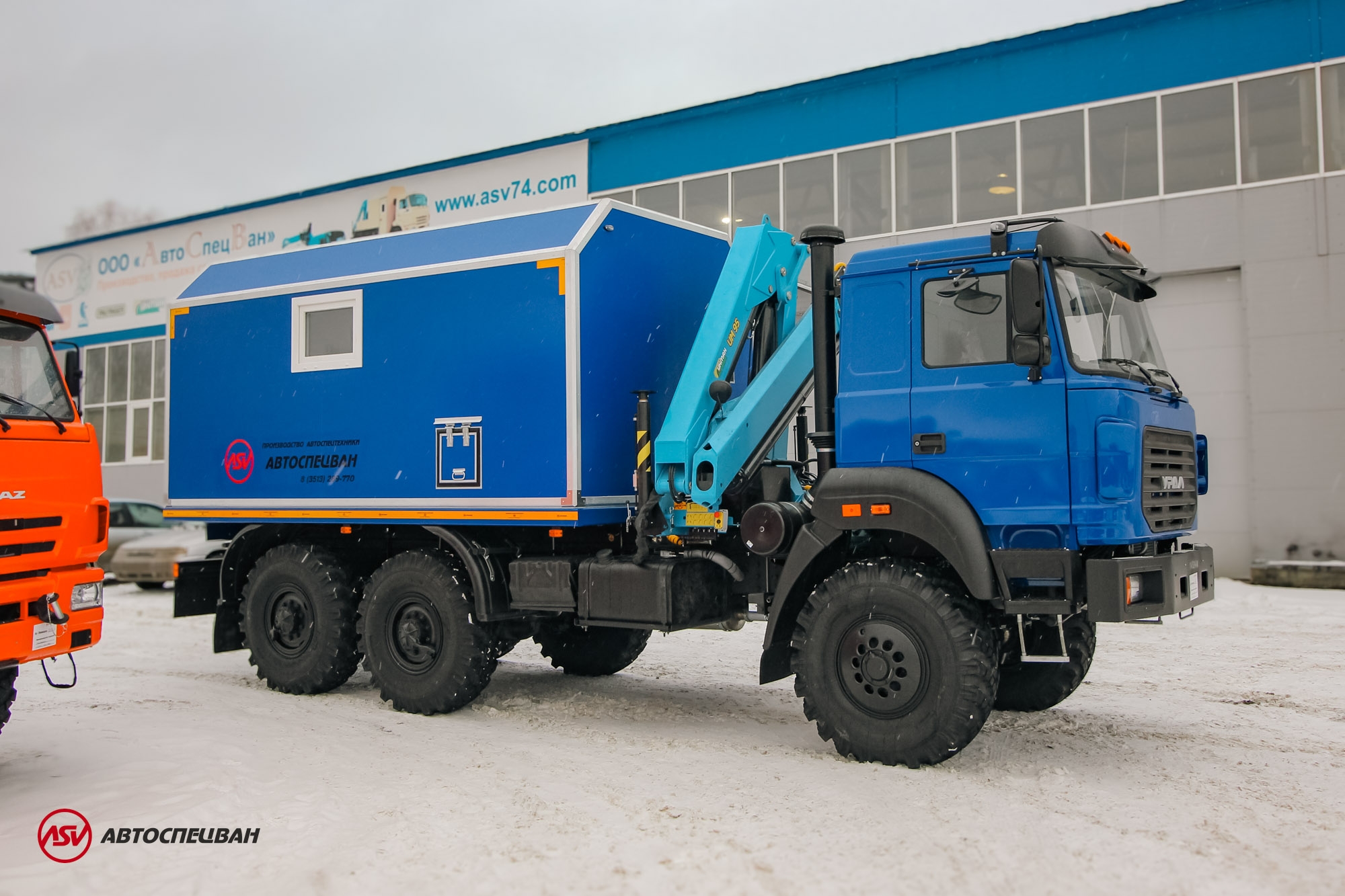 Передвижная мастерская ПАРМ Урал 4320-4151-81Е5 с токарным станком и КМУ ИМ-95 0