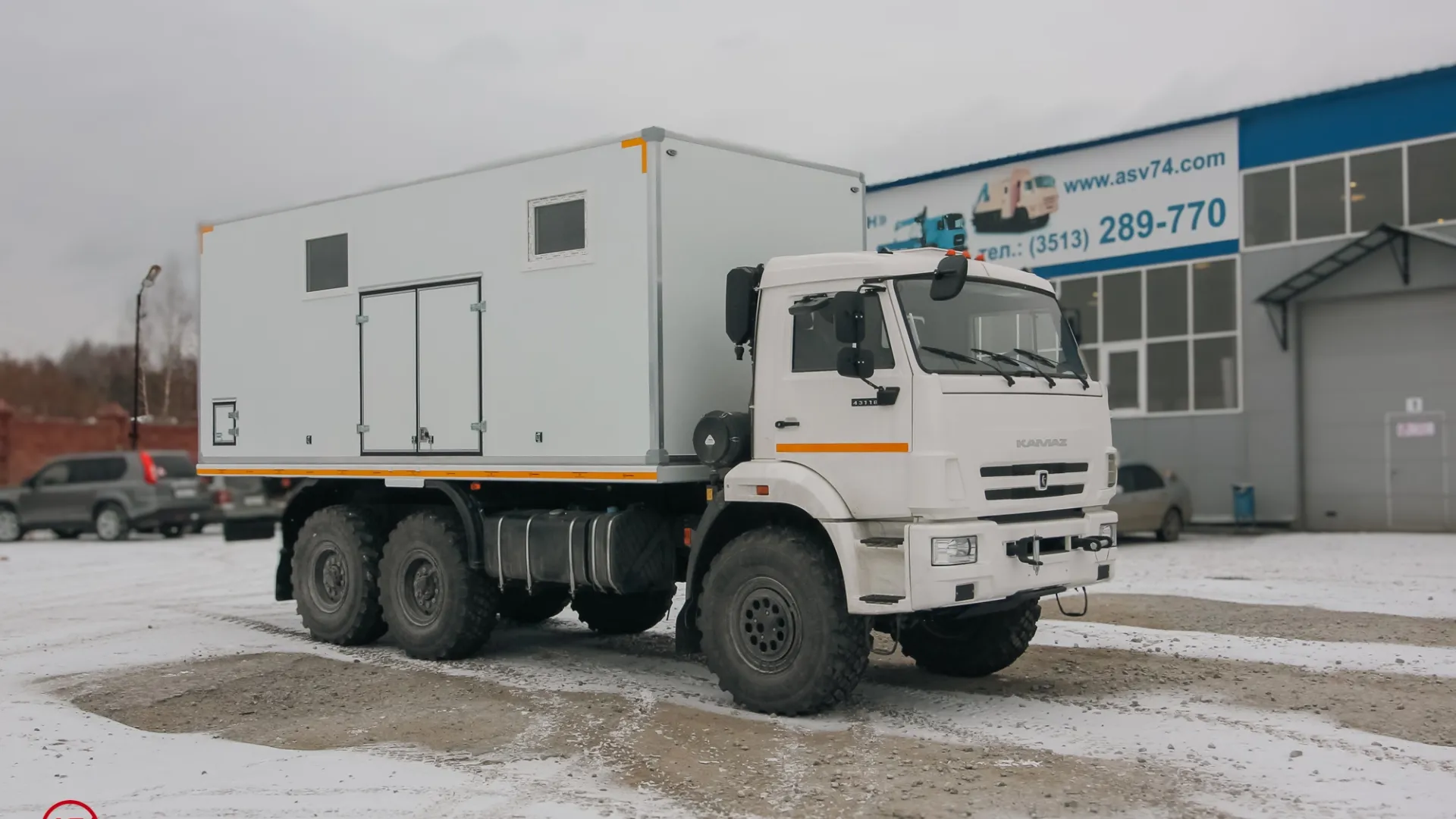 Передвижная мастерская ПАРМ АСВ КАМАЗ 43118-3027-50 с жилым отсеком 0