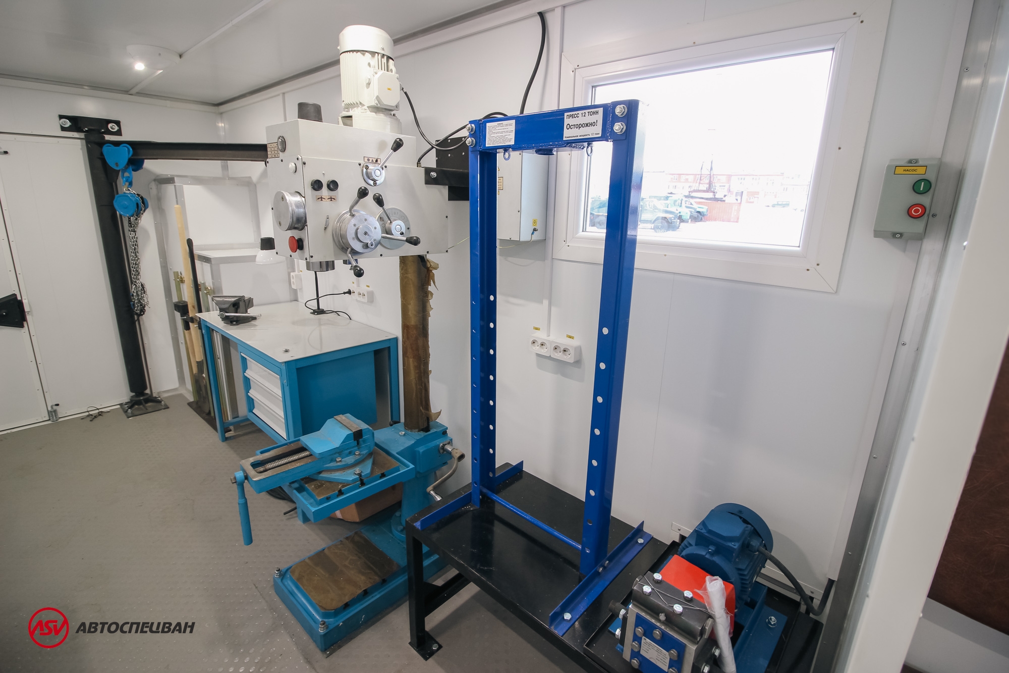 Передвижная мастерская ПАРМ АСВ КАМАЗ 43118-3027-50 с жилым отсеком 16