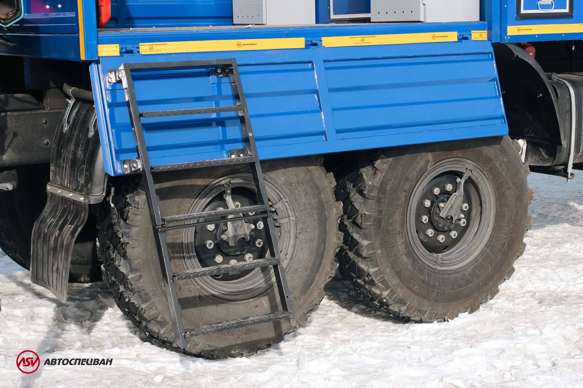 Передвижная мастерская ПАРМ Камаз 43118-3017-50 с бортовой платформой и КМУ ИМ-55 4