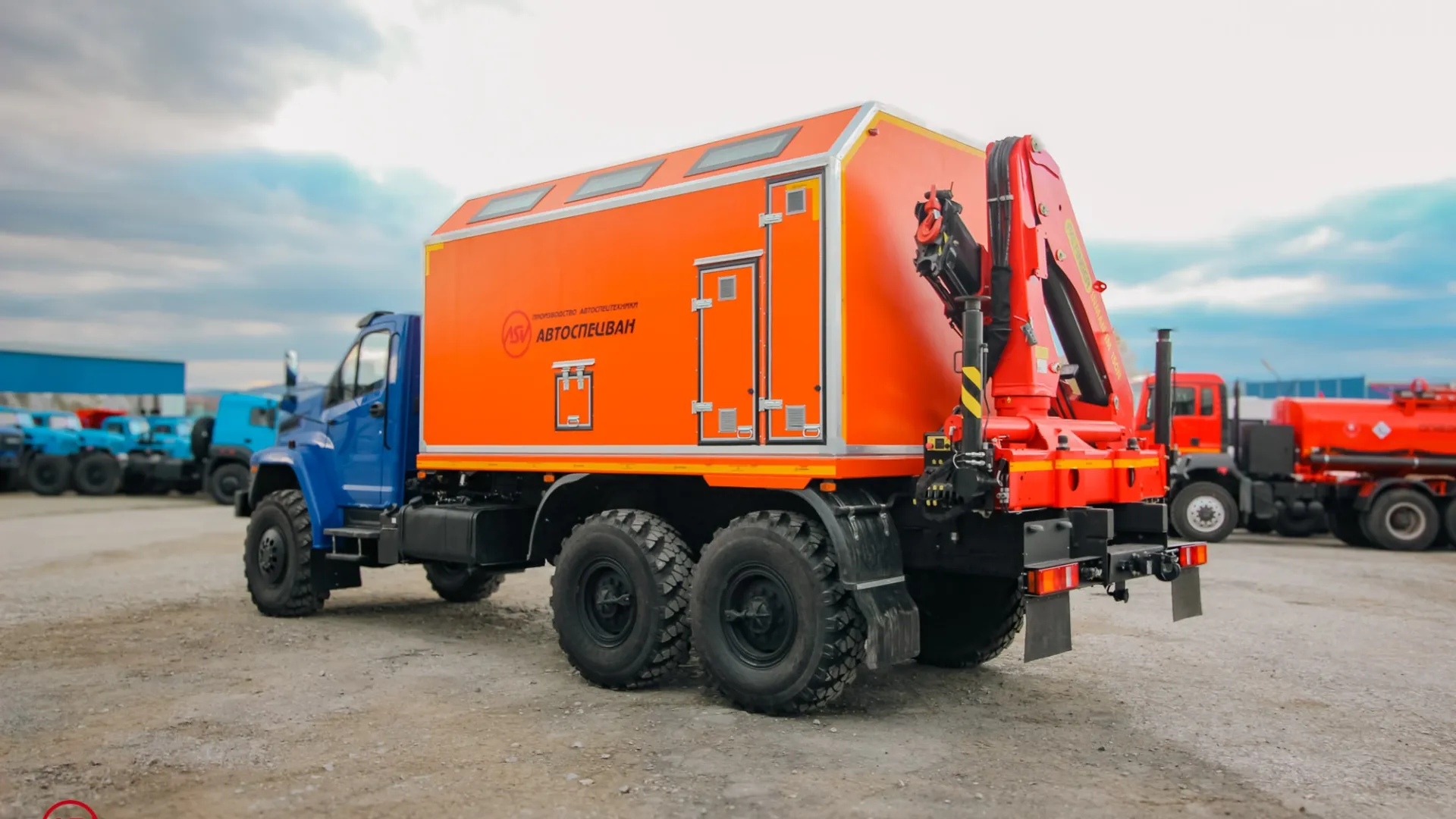 Передвижная мастерская ПАРМ АСВ 7722G4 Урал-NEXT4320-6952-72(Е5)Г38 с КМУ ИМ-150N 1