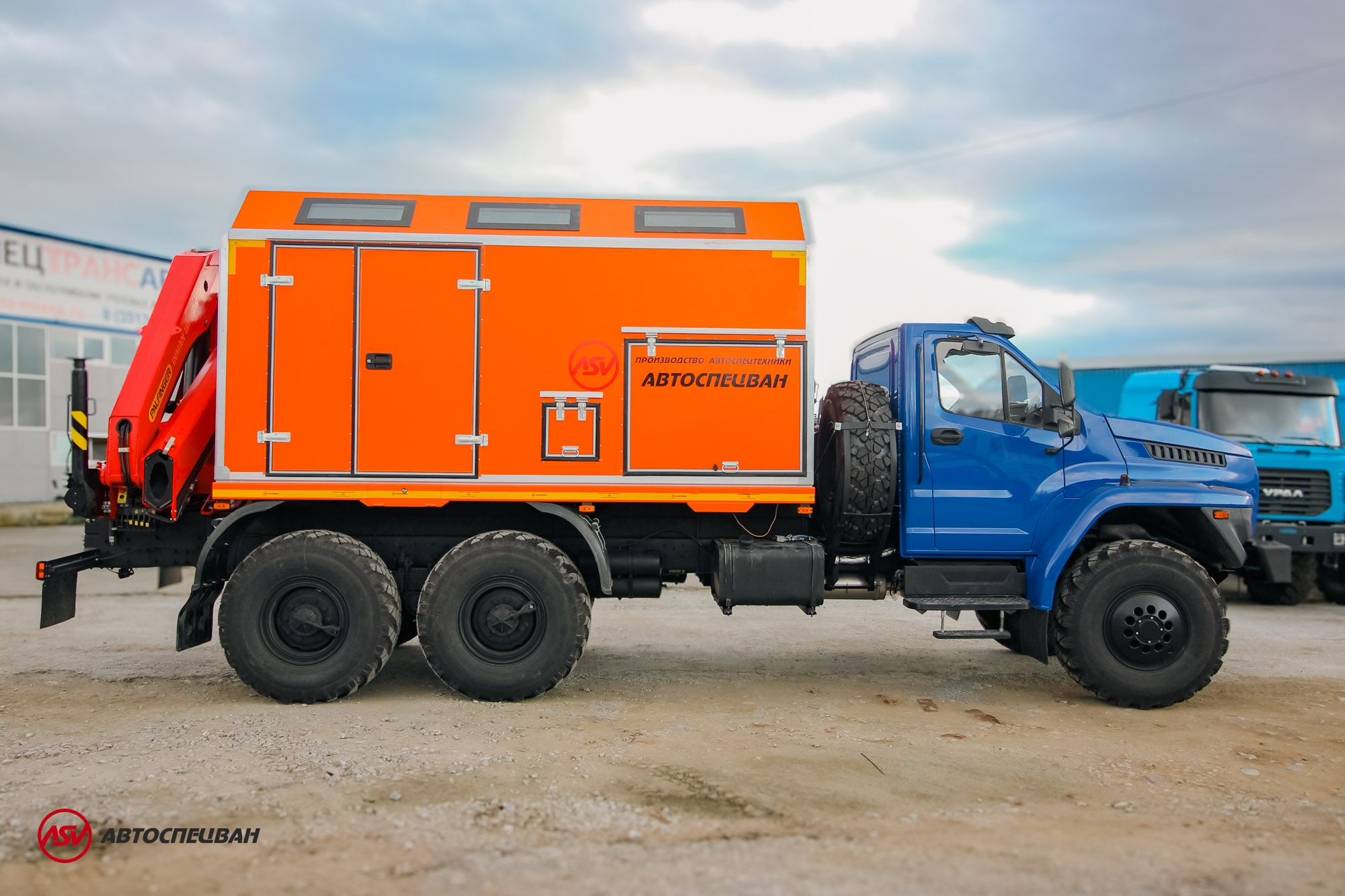 Передвижная мастерская ПАРМ АСВ 7722G4 Урал-NEXT4320-6952-72(Е5)Г38 с КМУ ИМ-150N 5