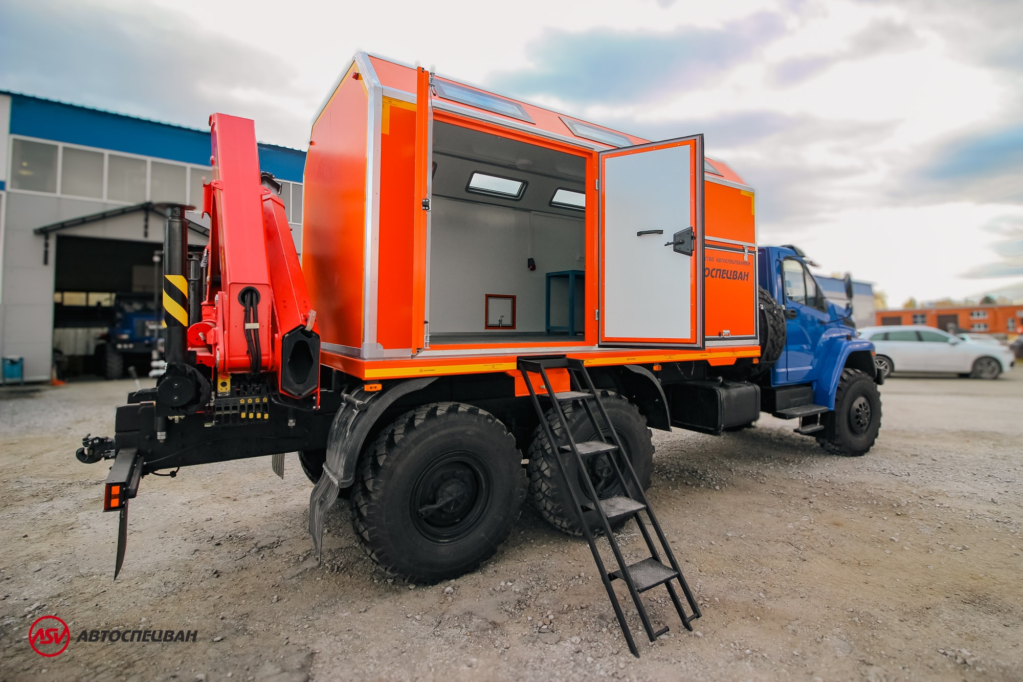 Передвижная мастерская ПАРМ АСВ 7722G4 Урал-NEXT4320-6952-72(Е5)Г38 с КМУ ИМ-150N 6