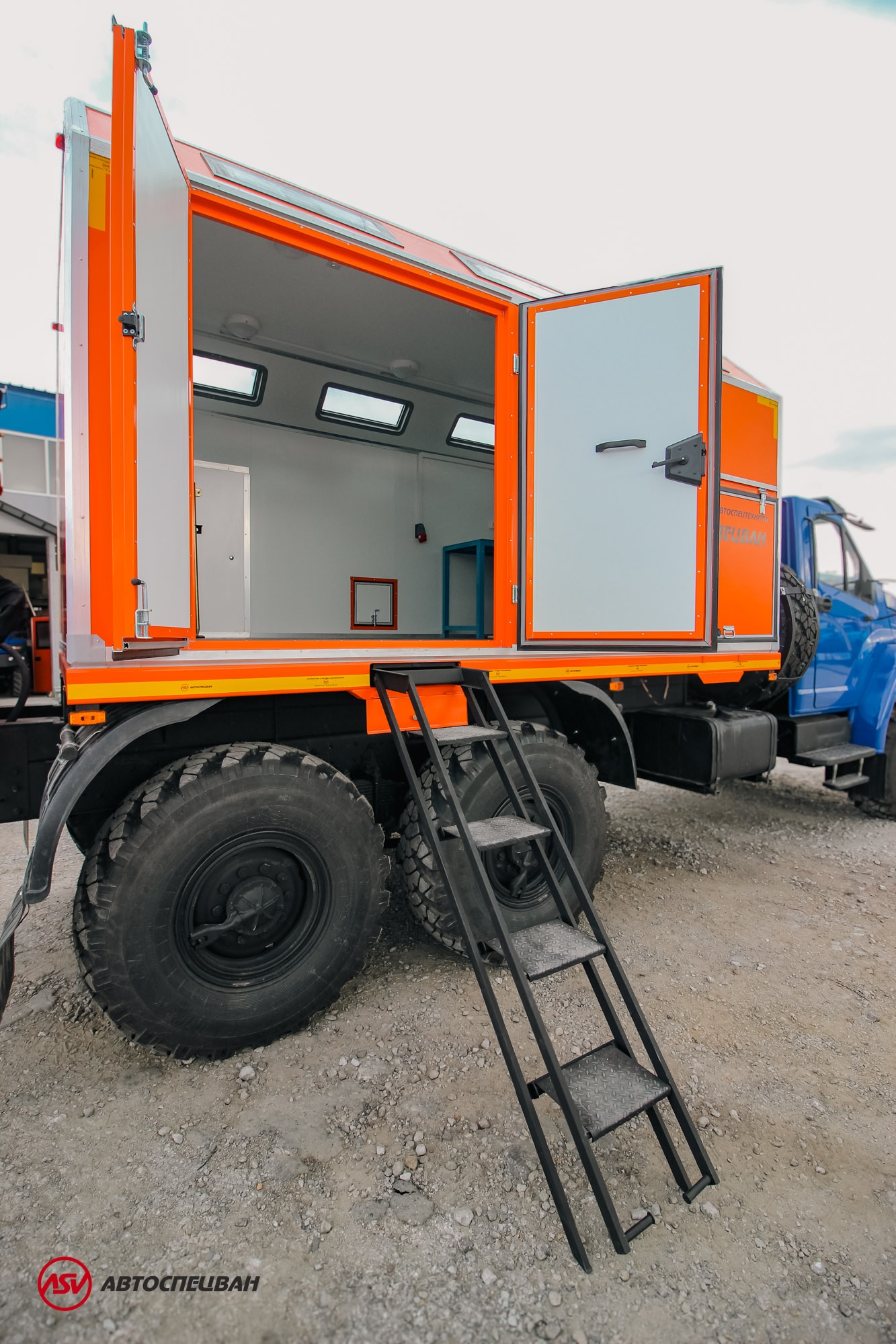 Передвижная мастерская ПАРМ АСВ 7722G4 Урал-NEXT4320-6952-72(Е5)Г38 с КМУ ИМ-150N 7