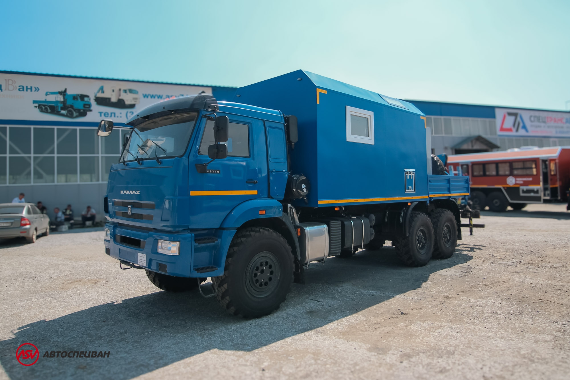 ПАРМ КамАЗ 43118-3027-50 с КМУ ИМ-25 1