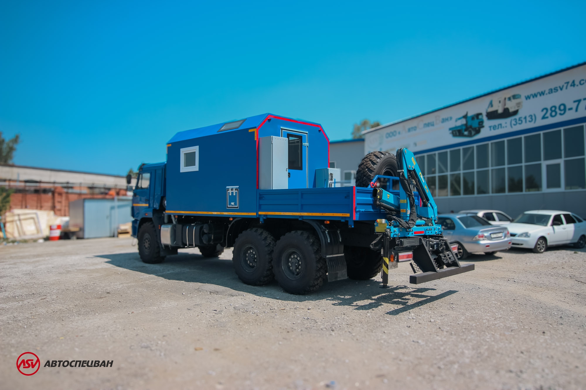 ПАРМ КамАЗ 43118-3027-50 с КМУ ИМ-25 2