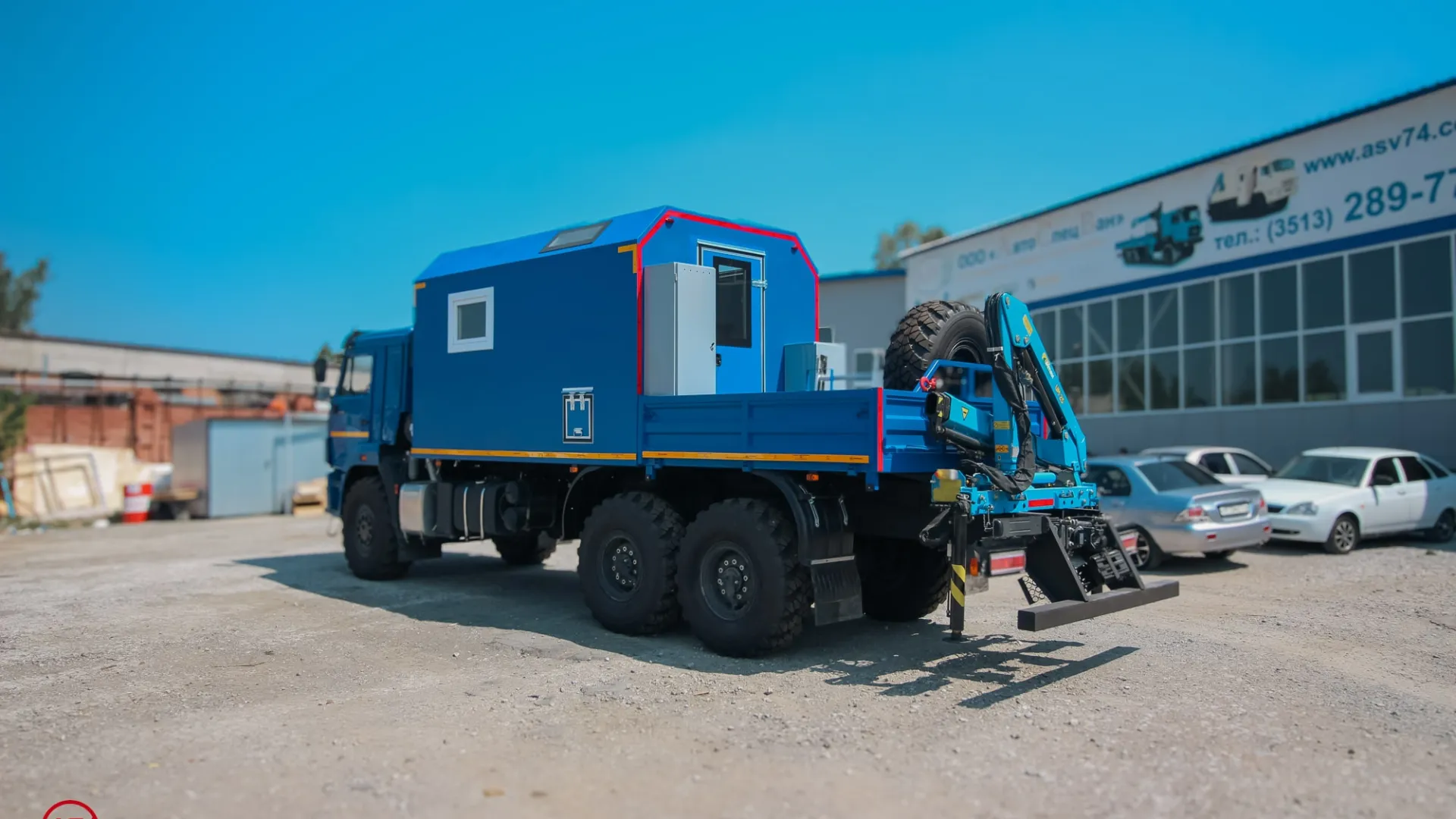 ПАРМ КамАЗ 43118-3027-50 с КМУ ИМ-25 2