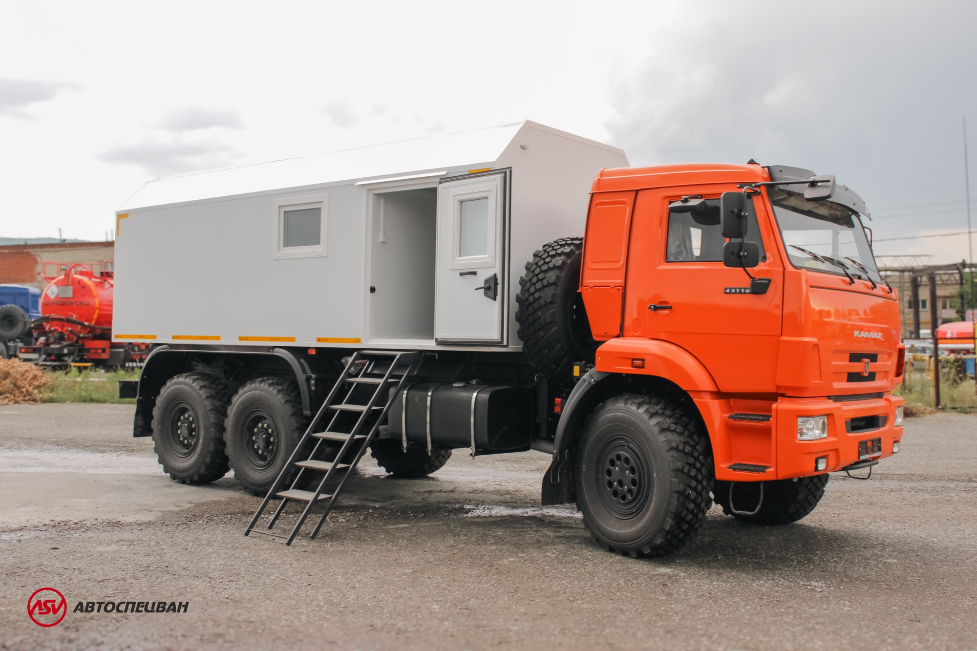 Передвижная мастерская ПАРМ КамАЗ 43118RF без токарного станка 3