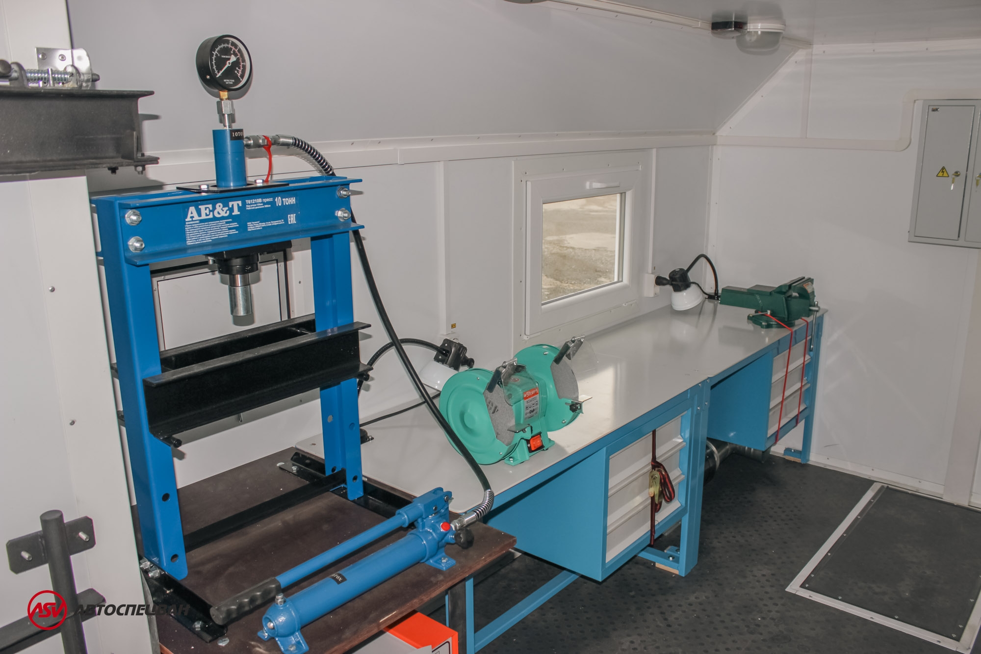 Передвижная мастерская ПАРМ КамАЗ 43118RF без токарного станка 5