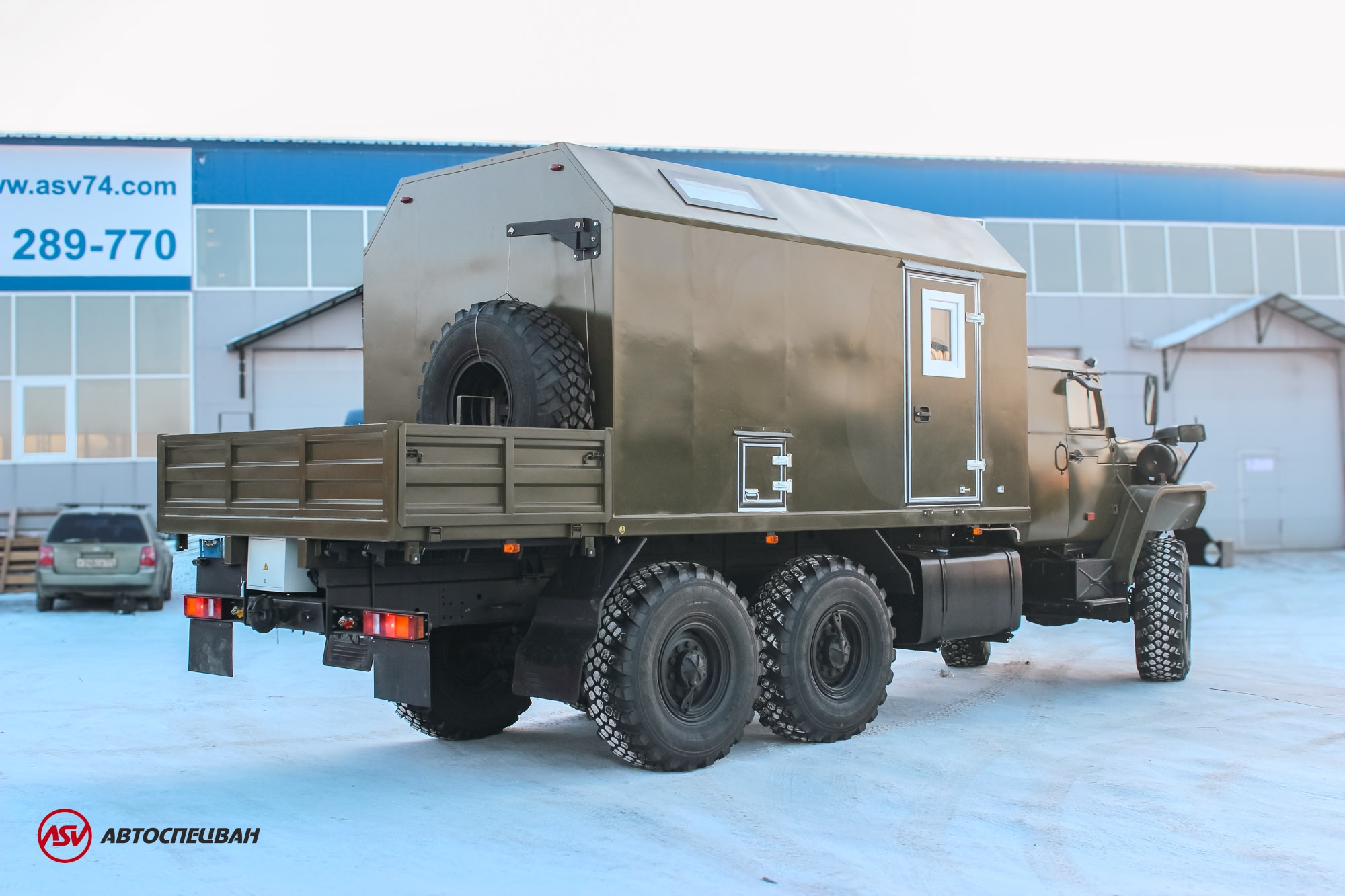 Передвижная мастерская ПАРМ АСВ7721G1-20 Урал 4320-1912-60Е5 с жилым отсеком 1