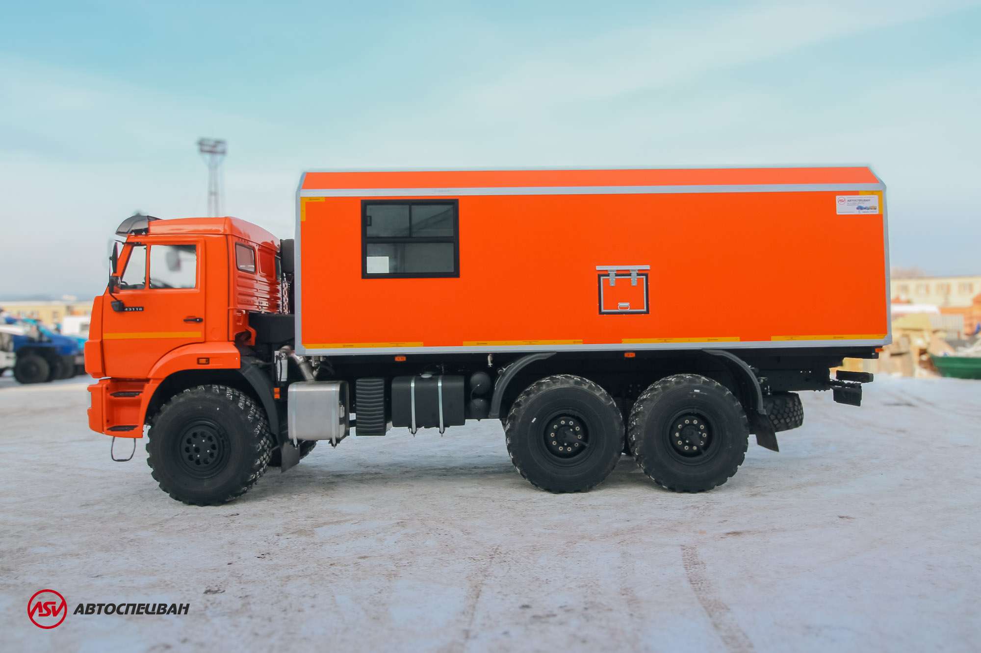 Передвижная мастерская ПАРМ АСВ КАМАЗ 43118-3027-50 с отсеком (7 мест) 3