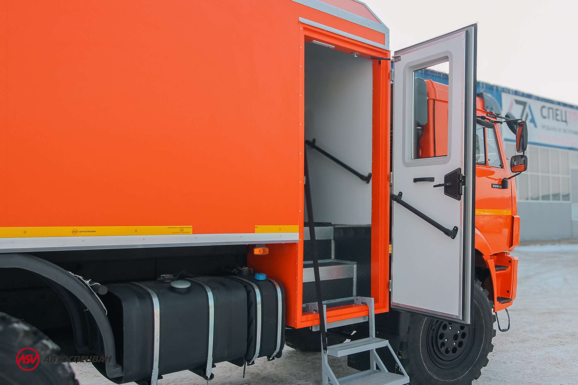 Передвижная мастерская ПАРМ АСВ КАМАЗ 43118-3027-50 с отсеком (7 мест) 4