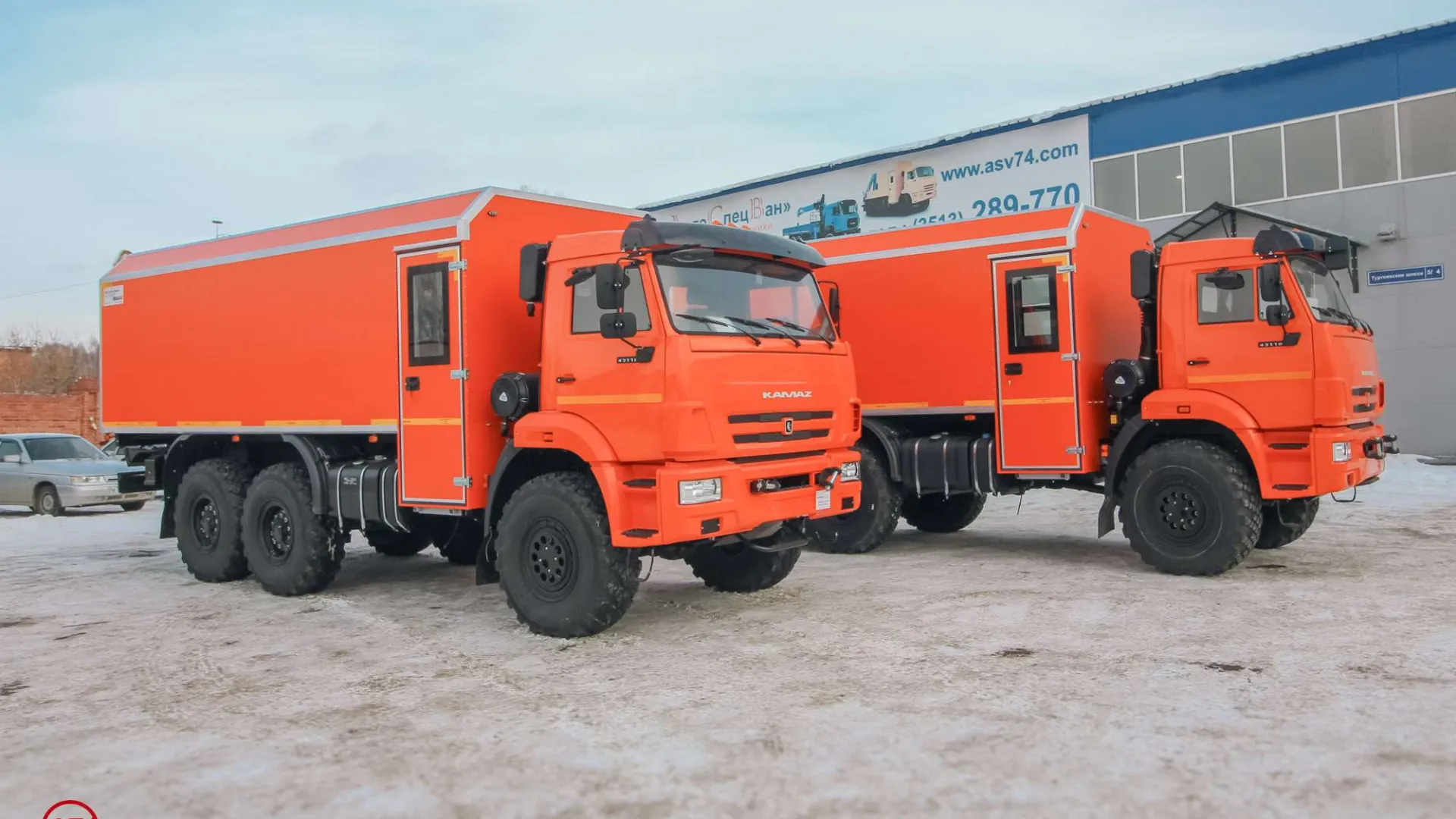 Передвижная мастерская ПАРМ АСВ КАМАЗ 43118-3027-50 с отсеком (7 мест) 9