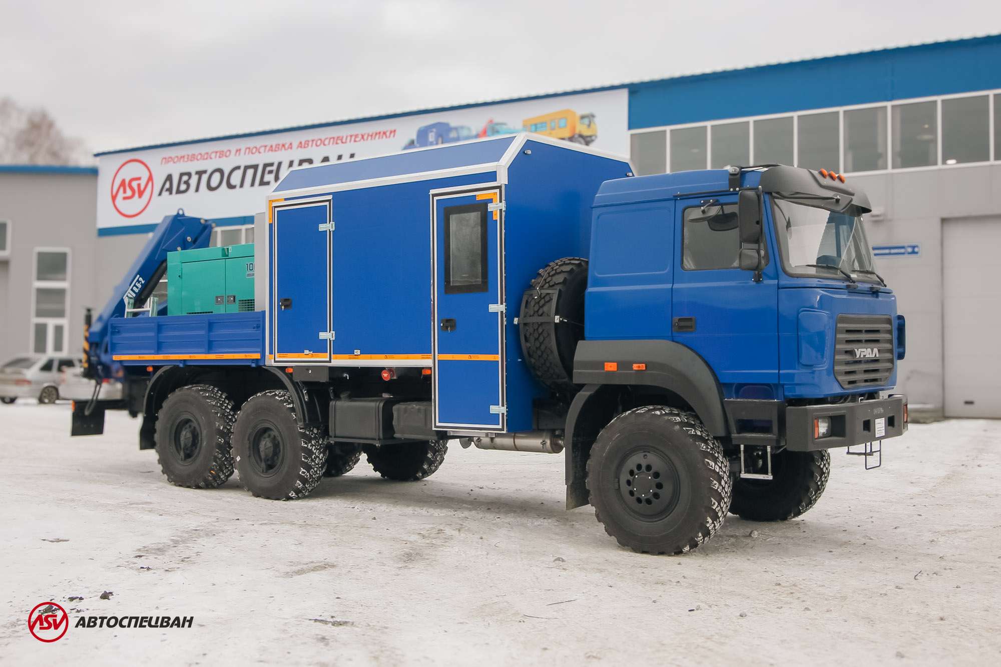 ПАРМ Урал 4320-4972-80М с КМУ АНТ 8.5 0