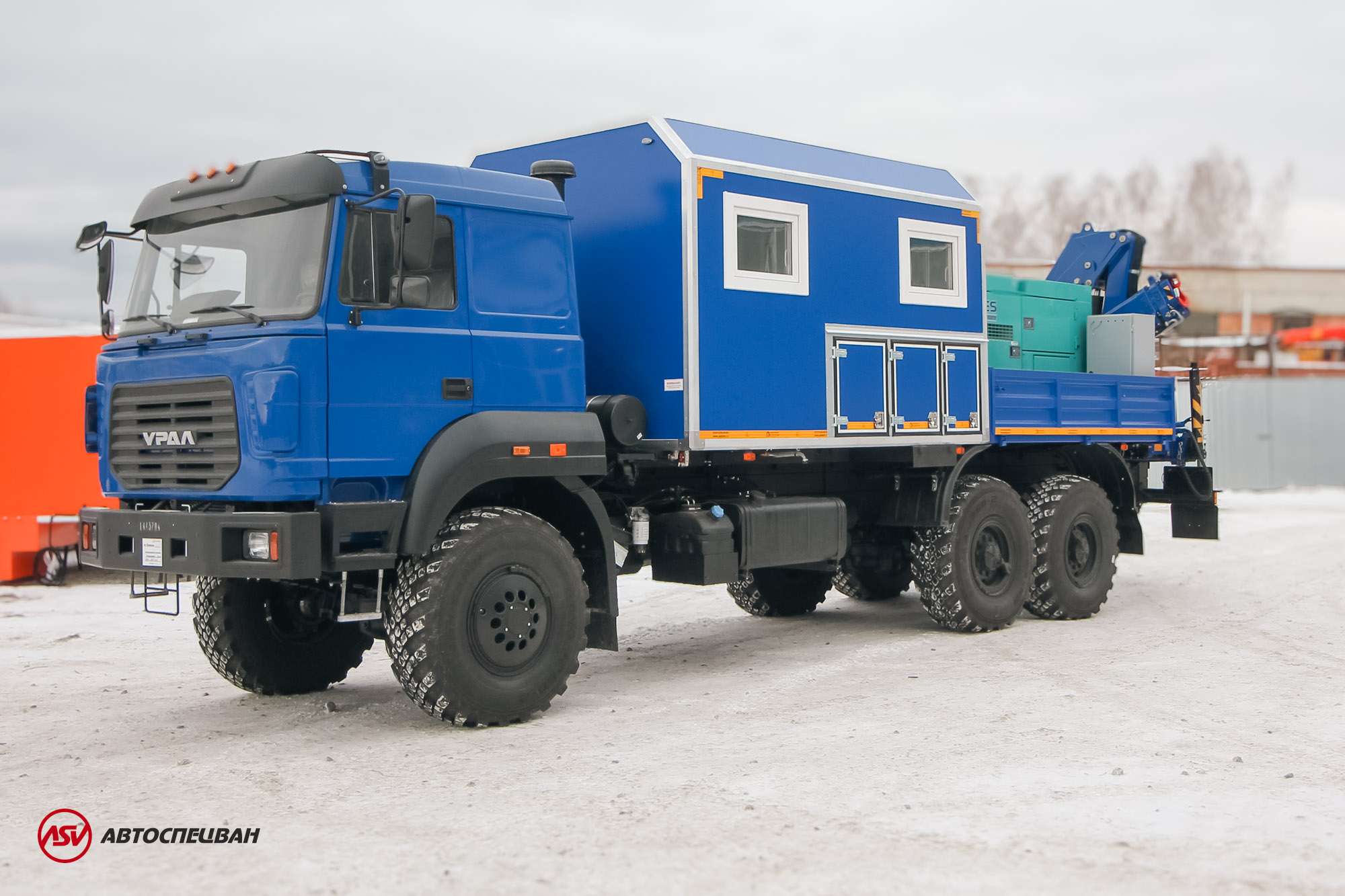 ПАРМ Урал 4320-4972-80М с КМУ АНТ 8.5 1