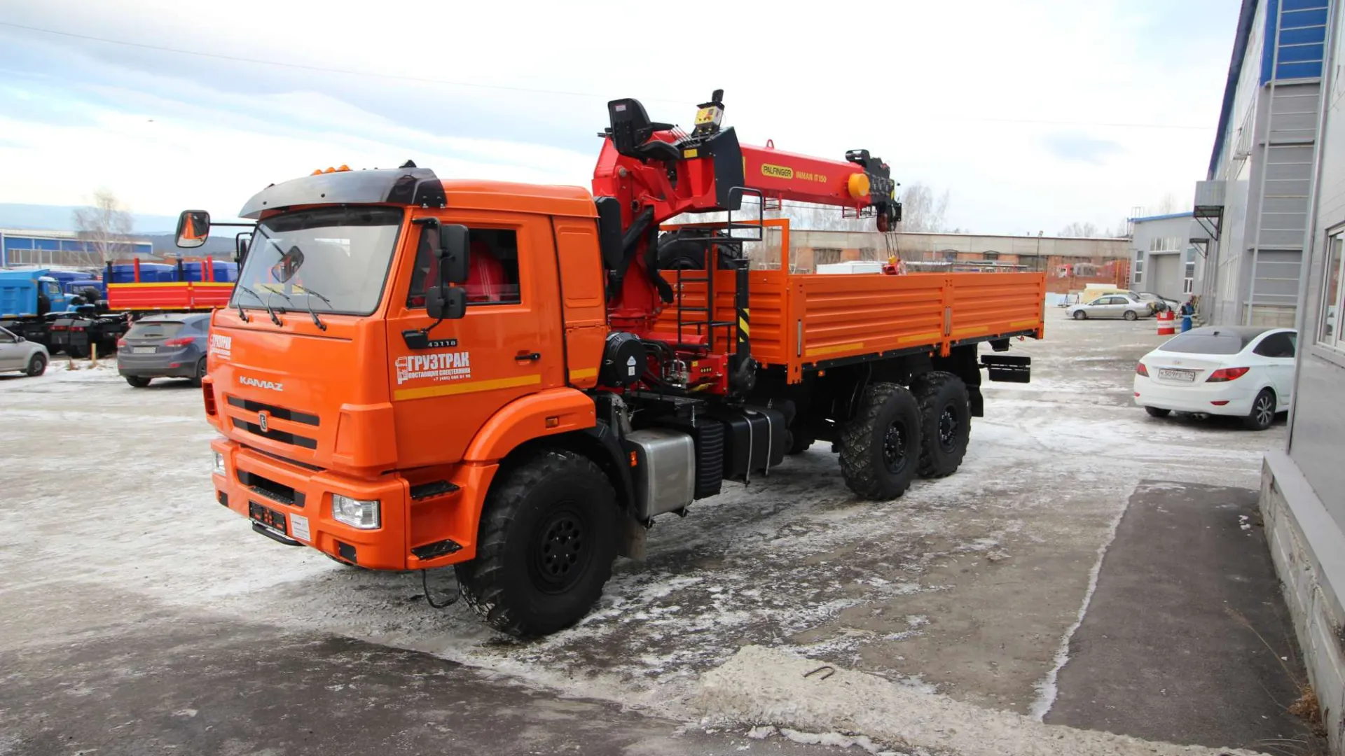 Бортовой КАМАЗ 43118-3027-50 с КМУ Инман ИТ-150 3