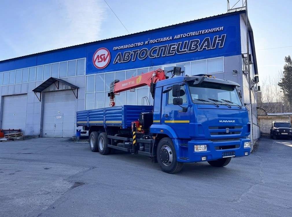Бортовой КАМАЗ 65117-3020-48 с КМУ Инман ИТ-150 0