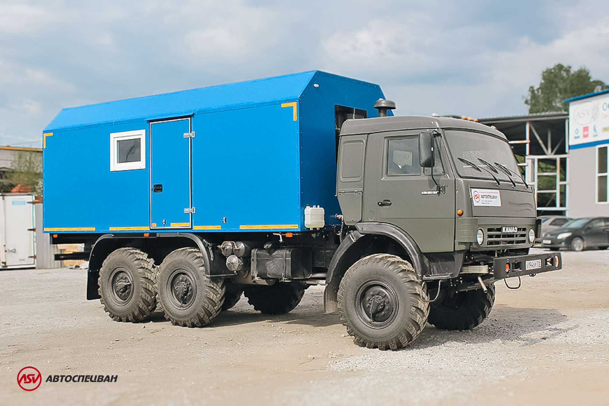 Транспортно бытовой автомобиль ТБМ на шасси КАМАЗ 4310 0