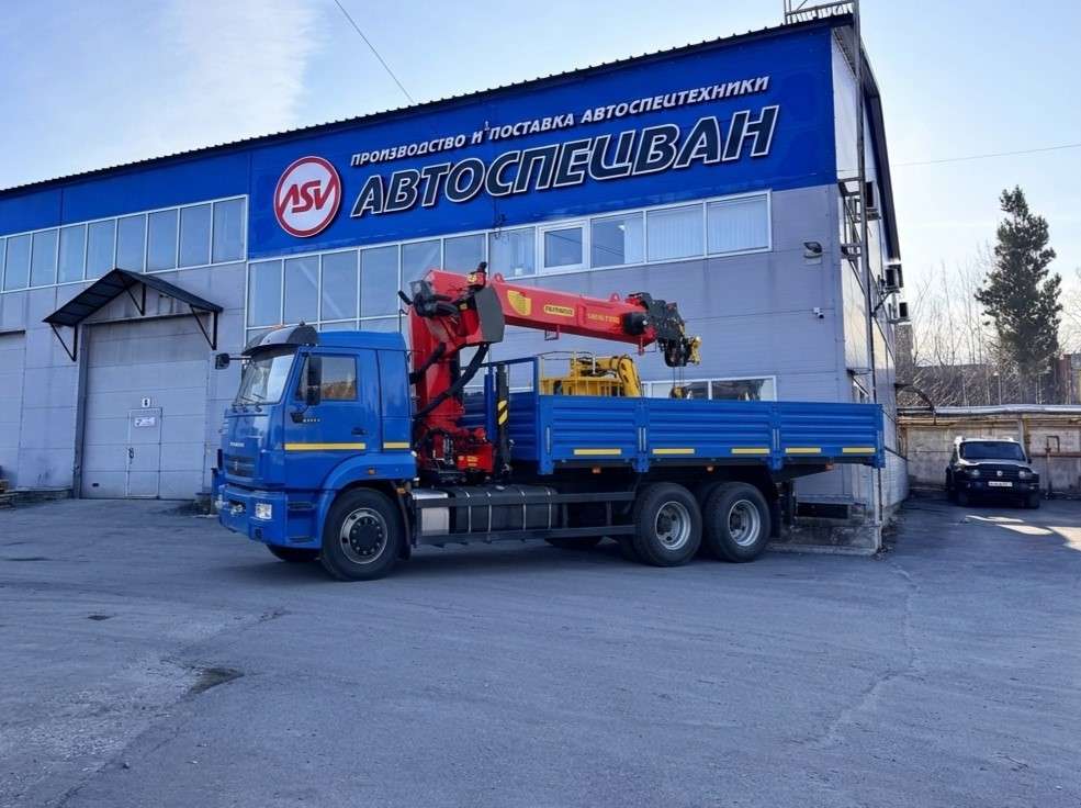 Бортовой КАМАЗ 65117-3020-48 с КМУ Инман ИТ-200 0