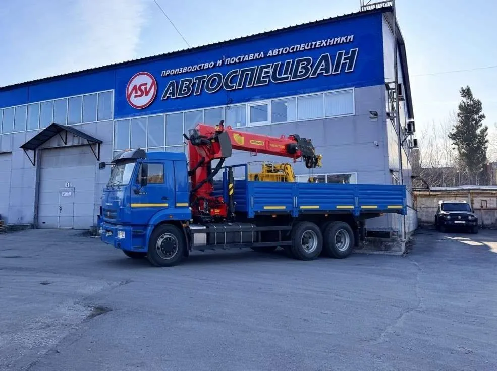 Бортовой КАМАЗ 65117-3020-48 с КМУ Инман ИТ-200 0