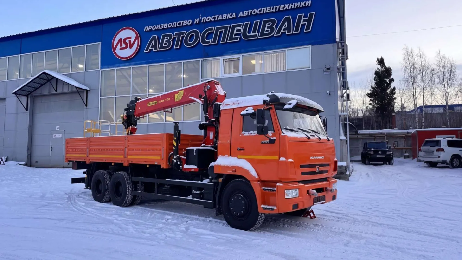 Бортовой КАМАЗ 65117-3020-48 с КМУ Инман ИТ-200 0