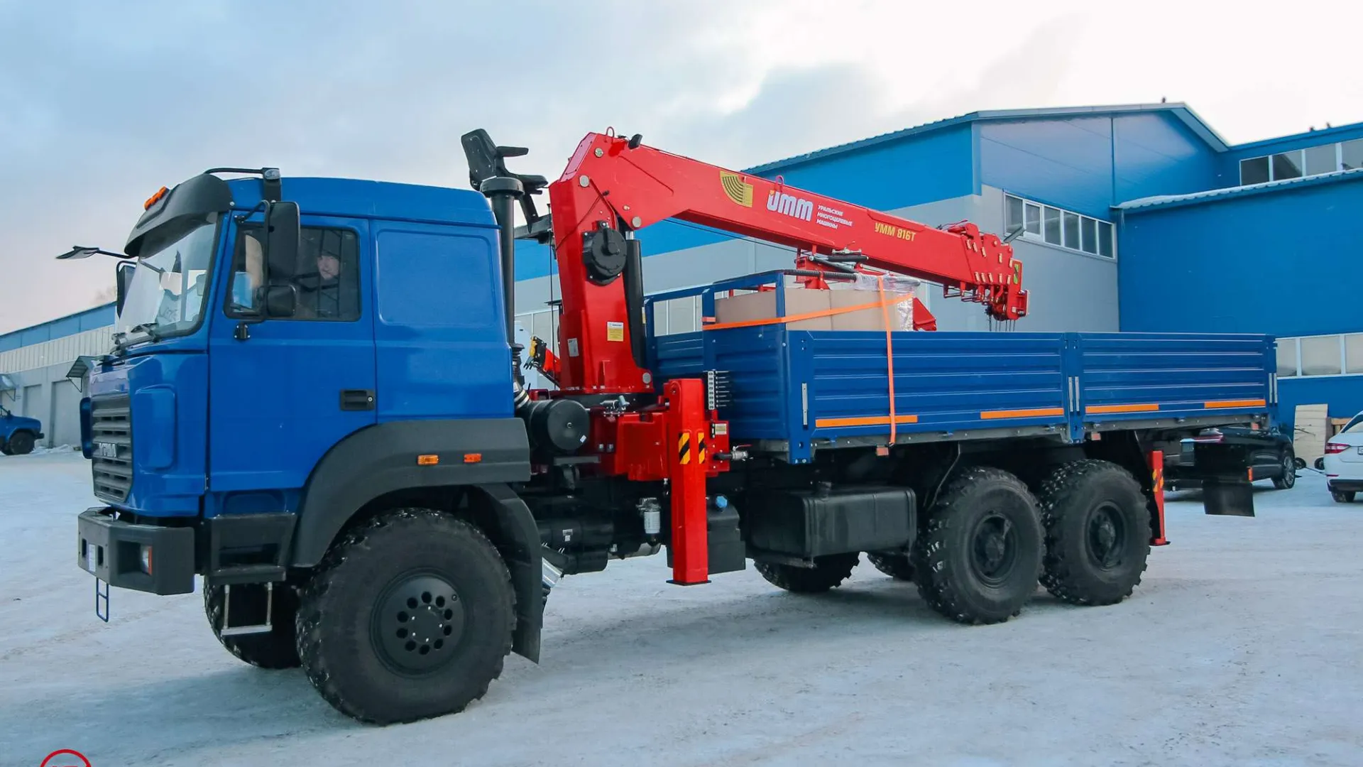Бортовой Урал 4320-4972-80 с КМУ UMM 816T 1
