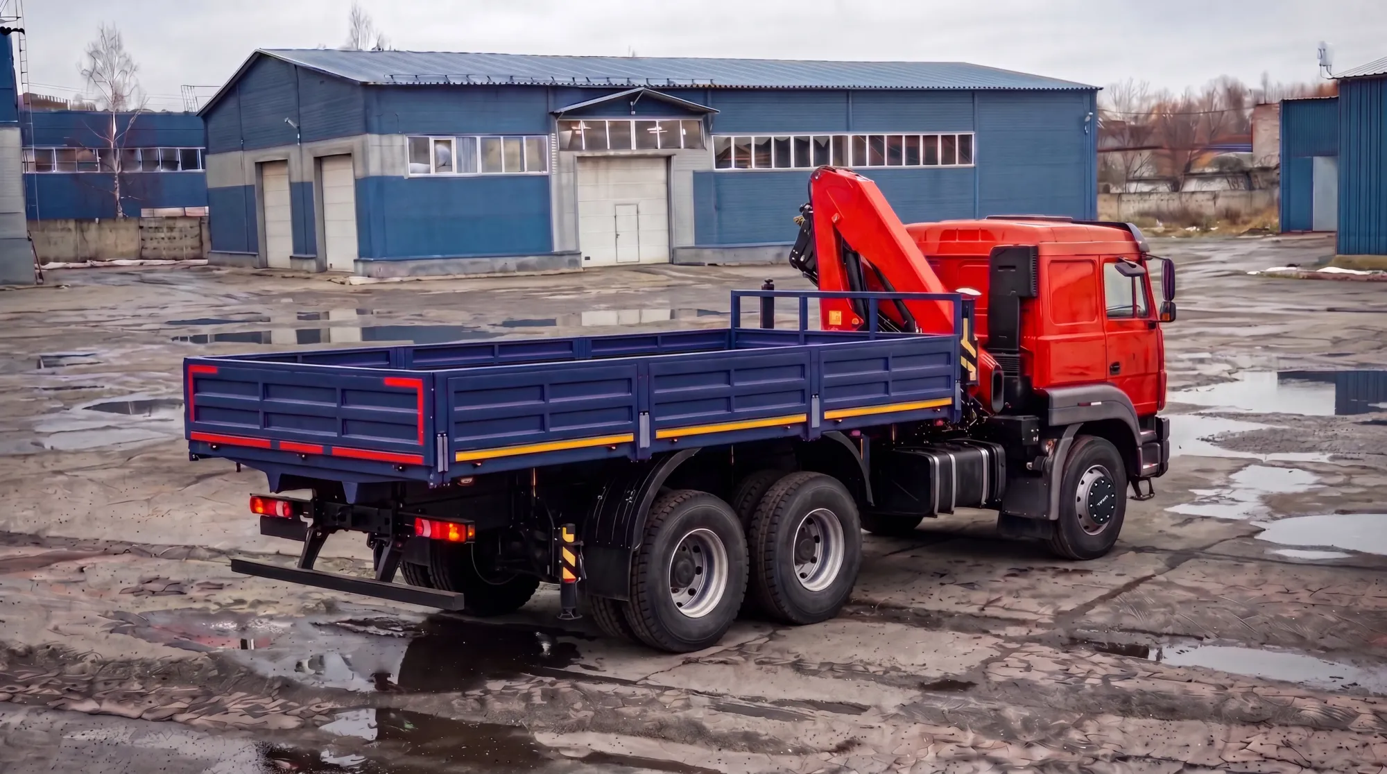Бортовой автомобиль на шасси УРАЛ C35510 с КМУ ИНМАН ИМ-150 2