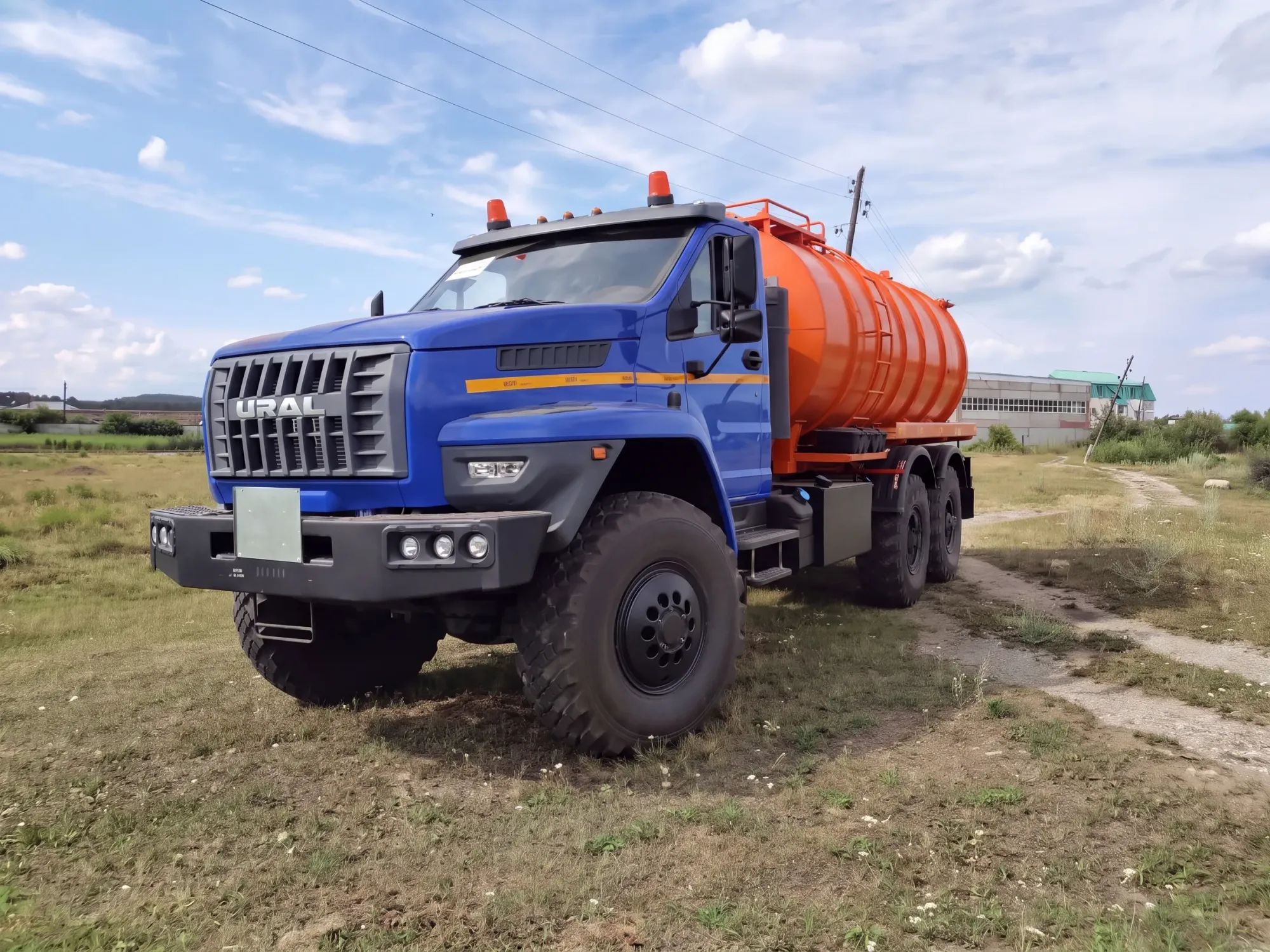 Автотопливозаправщик АКН-10 на шасси УРАЛ NEXT 0