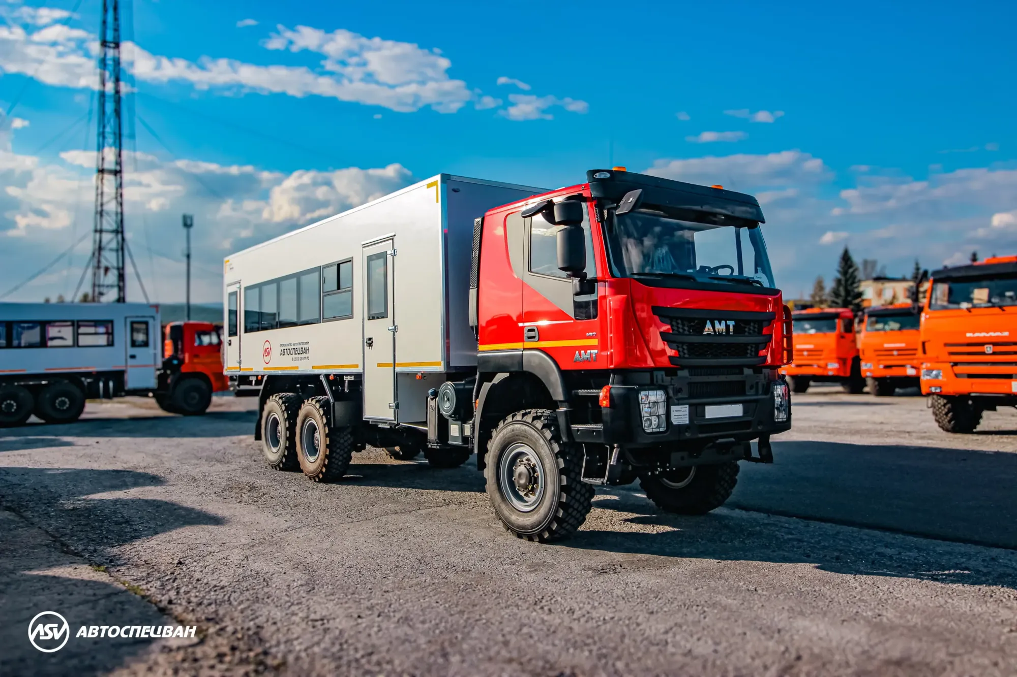 Вахтовый автобус 28 мест на шасси АМТ N.V 632900 0