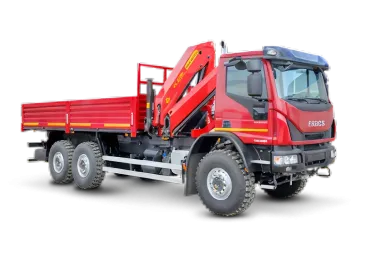 Бортовые автомобили IVECO с КМУ