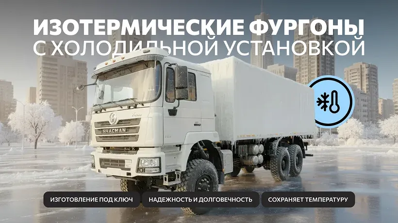 Изготовление изотермических фургонов под ключ с холодильной установкой