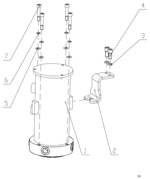 Center Rotary assembly