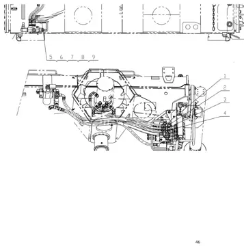Upper hydraulic system pipeline (лист 3)