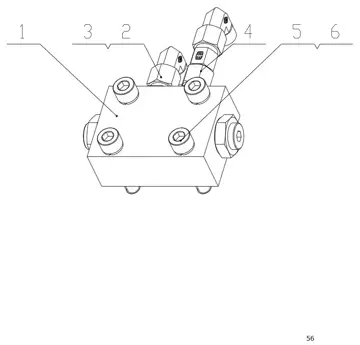 Lower hydraulic system pipelines (лист 4)