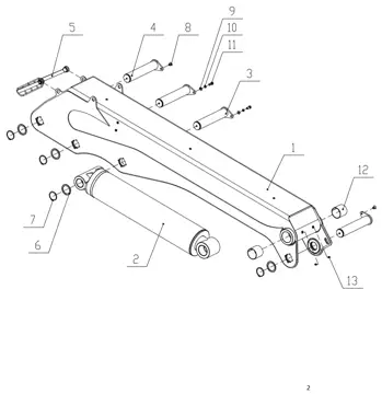 Inner boom assembly