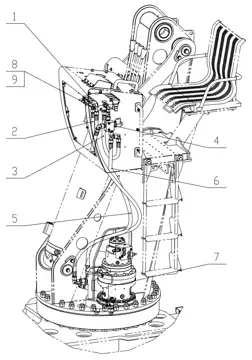 Inlet and return oil