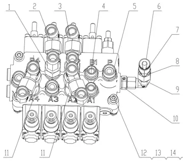 Control valve assembly (лист 2)